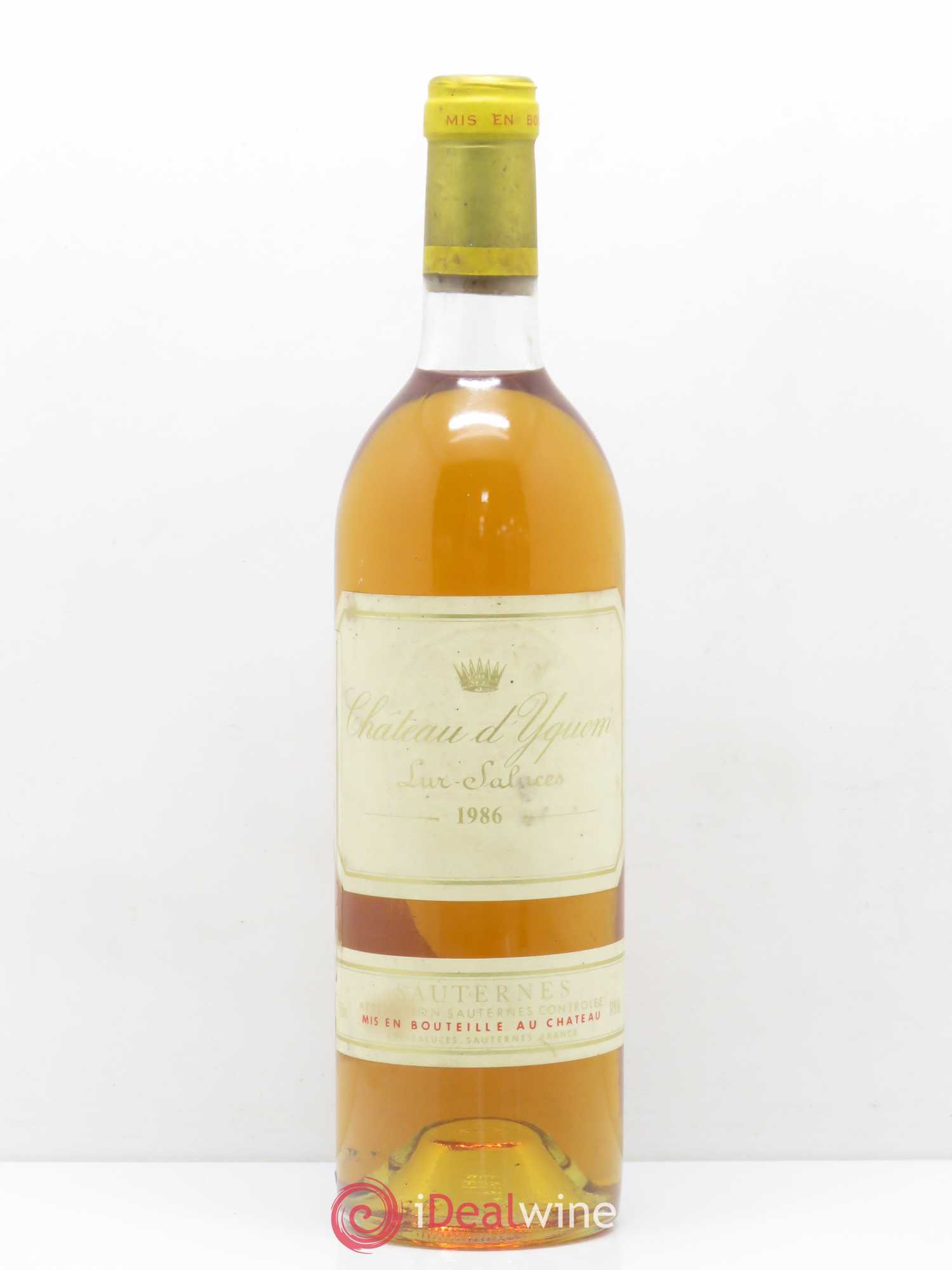 Château d' Yquem 1er Cru Classé Supérieur 1986 - Lotto di 1 bottiglia - 0