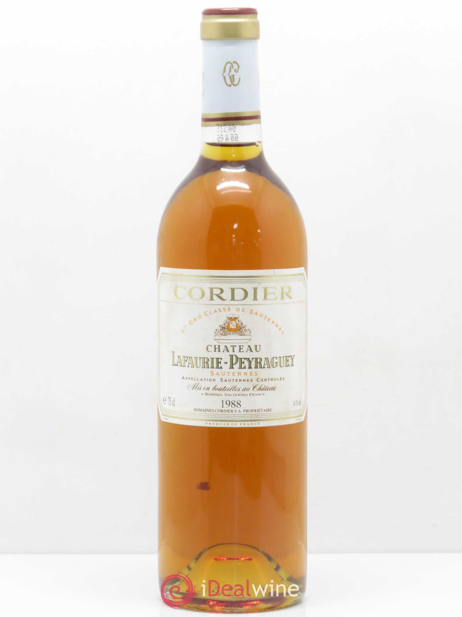 Château Lafaurie-Peyraguey 1er Grand Cru Classé 1988 - Lotto di 1 bottiglia - 0