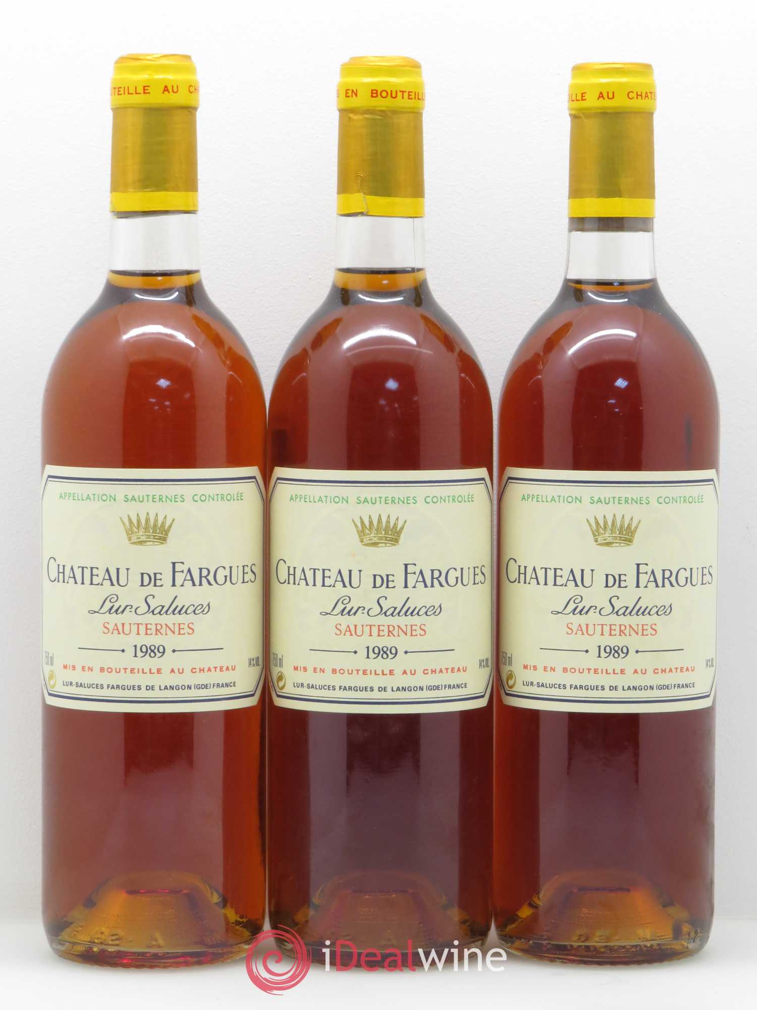 Château de Fargues 1989 - Lotto di 6 bottiglie - 2