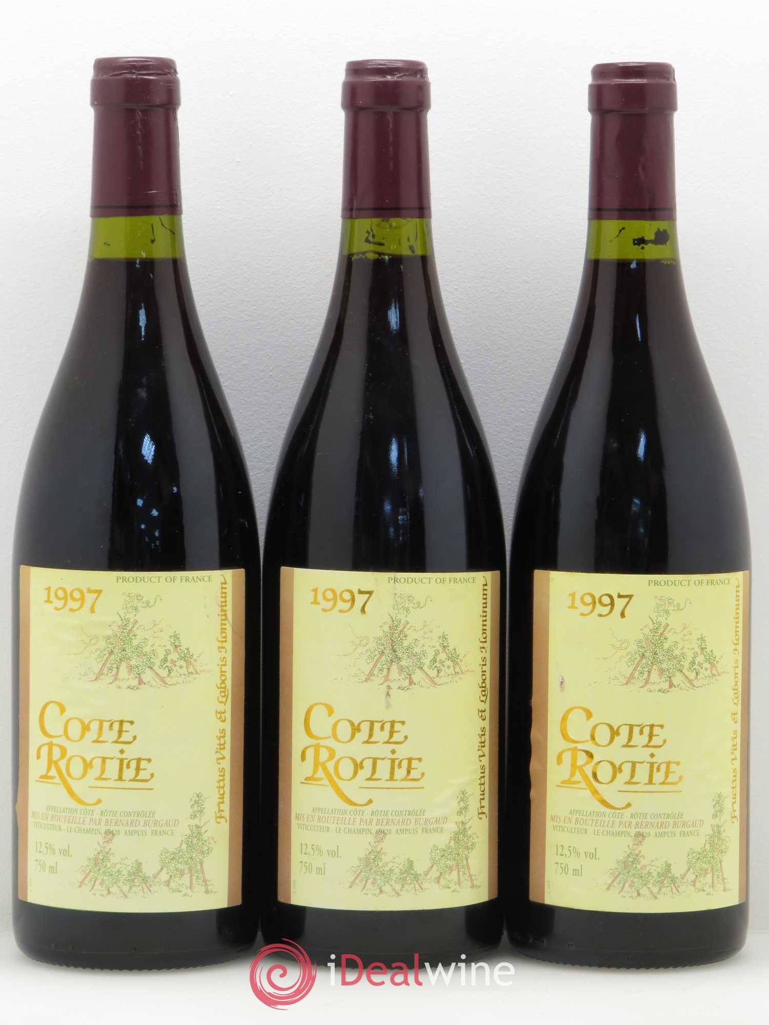 Côte-Rôtie Bernard Burgaud 1997 - Lot de 12 bouteilles - 1