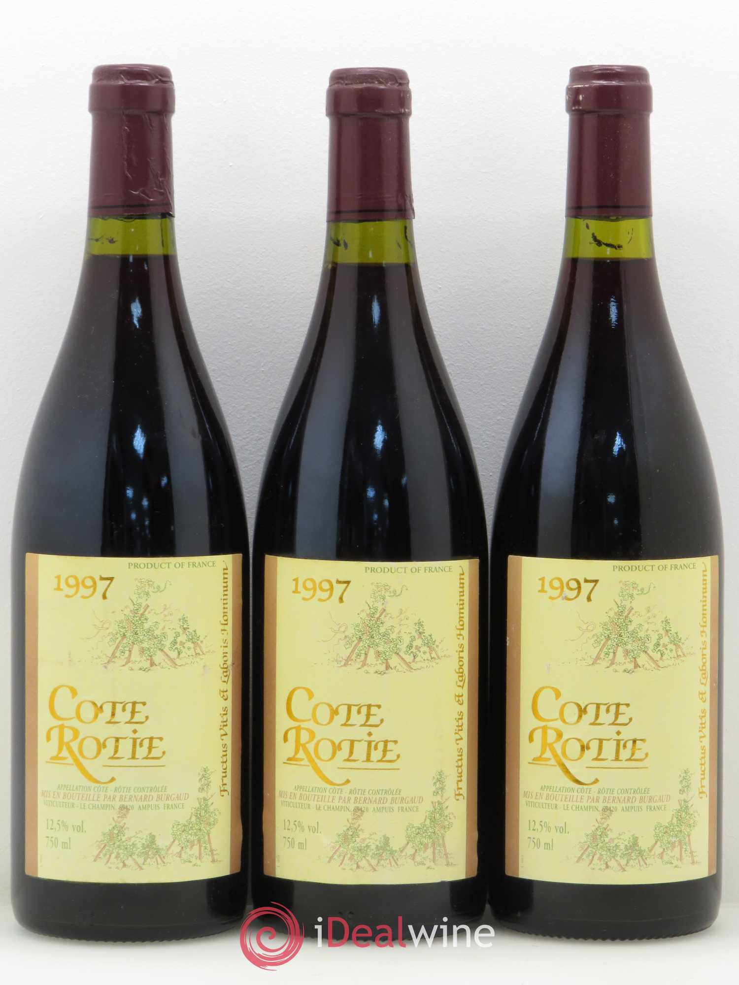 Côte-Rôtie Bernard Burgaud 1997 - Lot de 12 bouteilles - 2