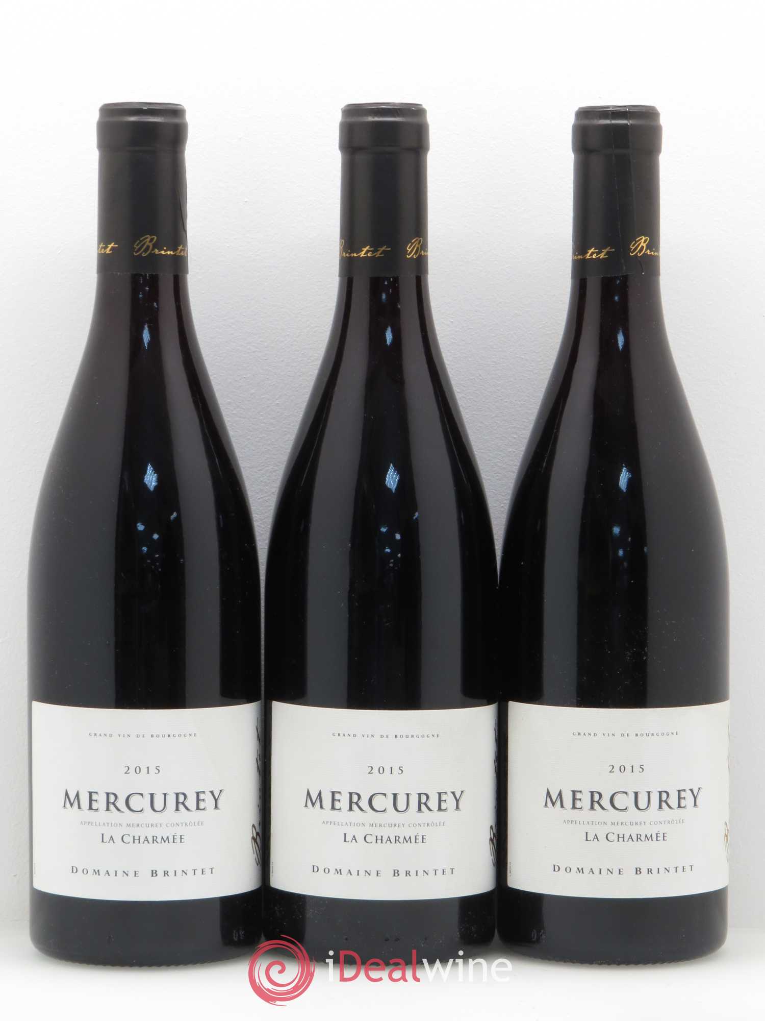 Mercurey La Charmee Domaine Brintet 2015 - Posten von 6 Flaschen - 2