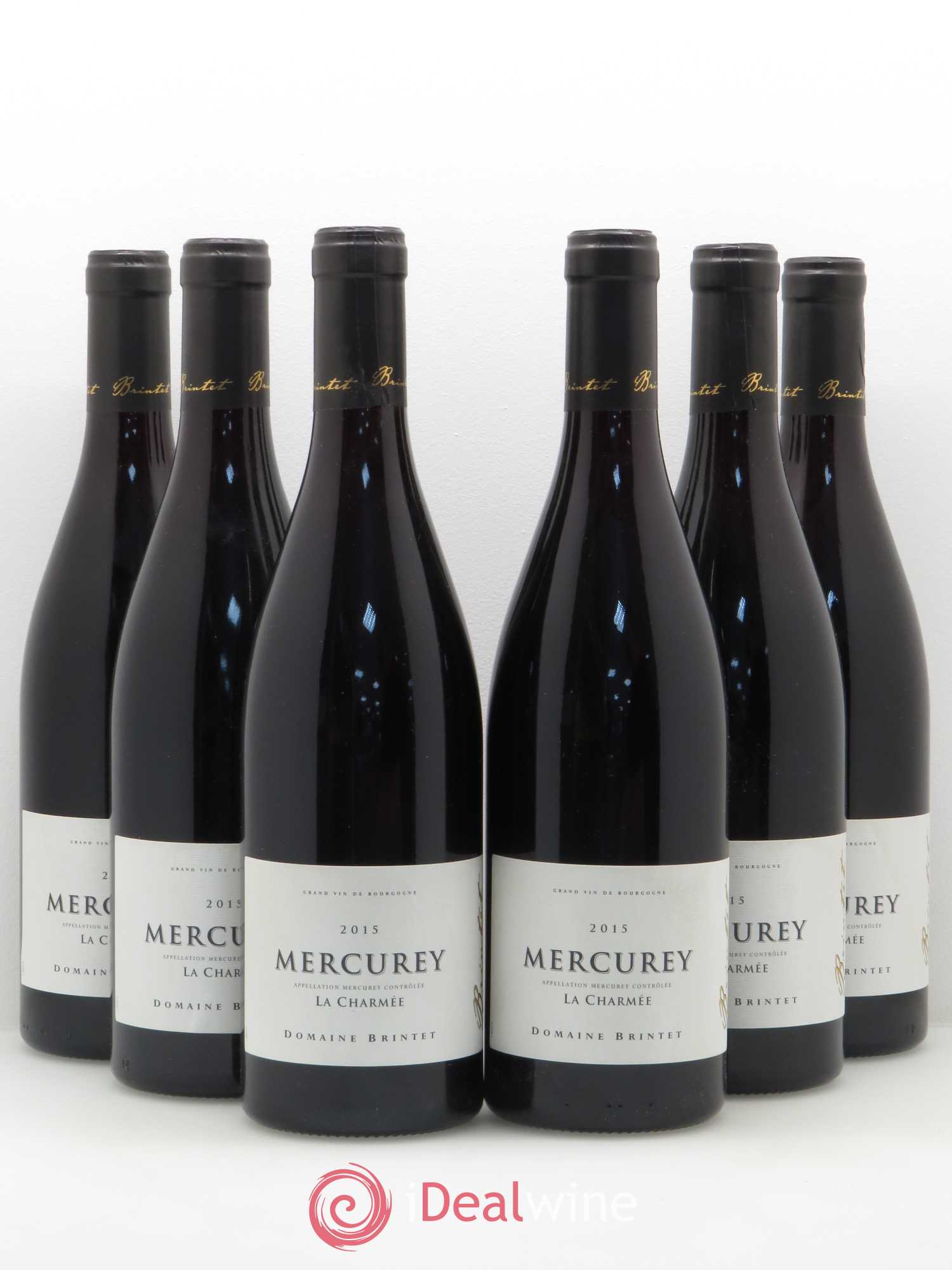 Mercurey La Charmee Domaine Brintet 2015 - Posten von 6 Flaschen - 0