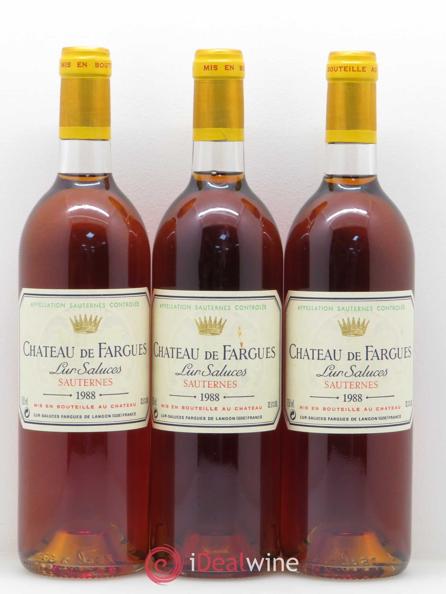 Château de Fargues 1988 - Lot de 12 bouteilles - 2