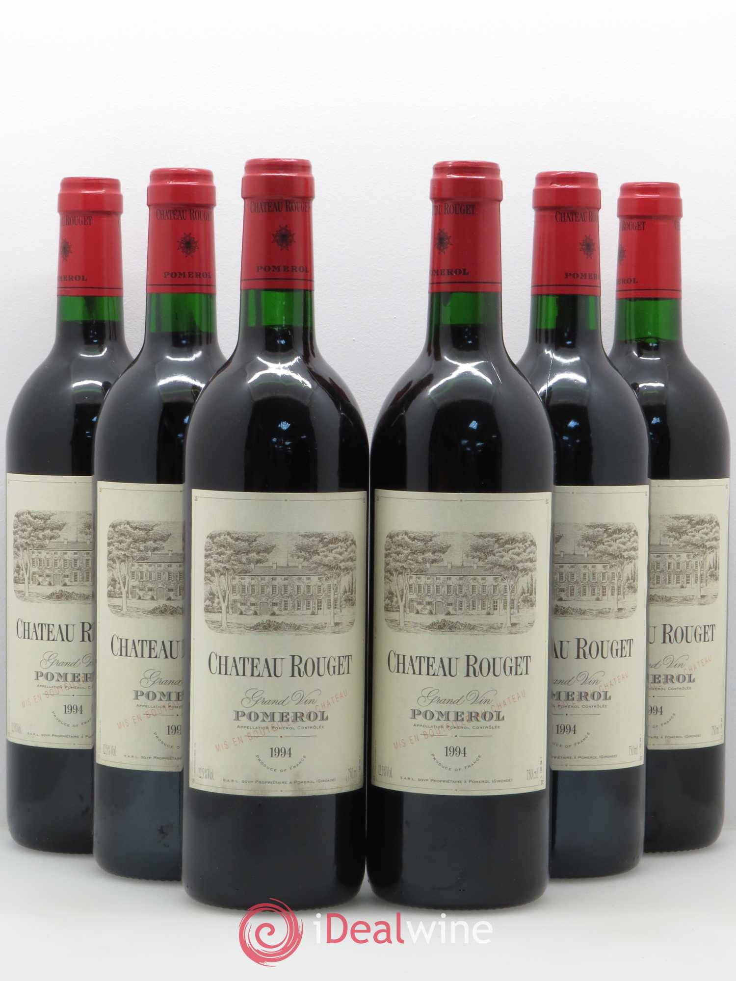 Château Rouget 1994 - Posten von 6 Flaschen - 0