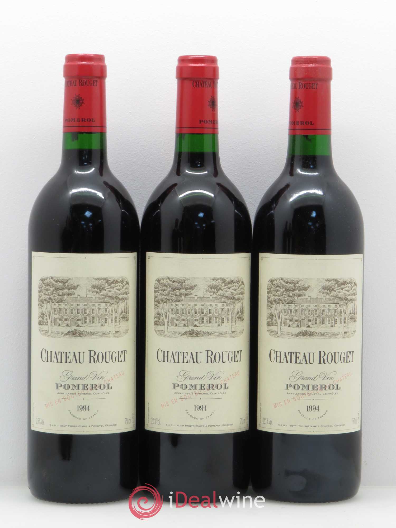 Château Rouget 1994 - Lot of 5 bottles - 1