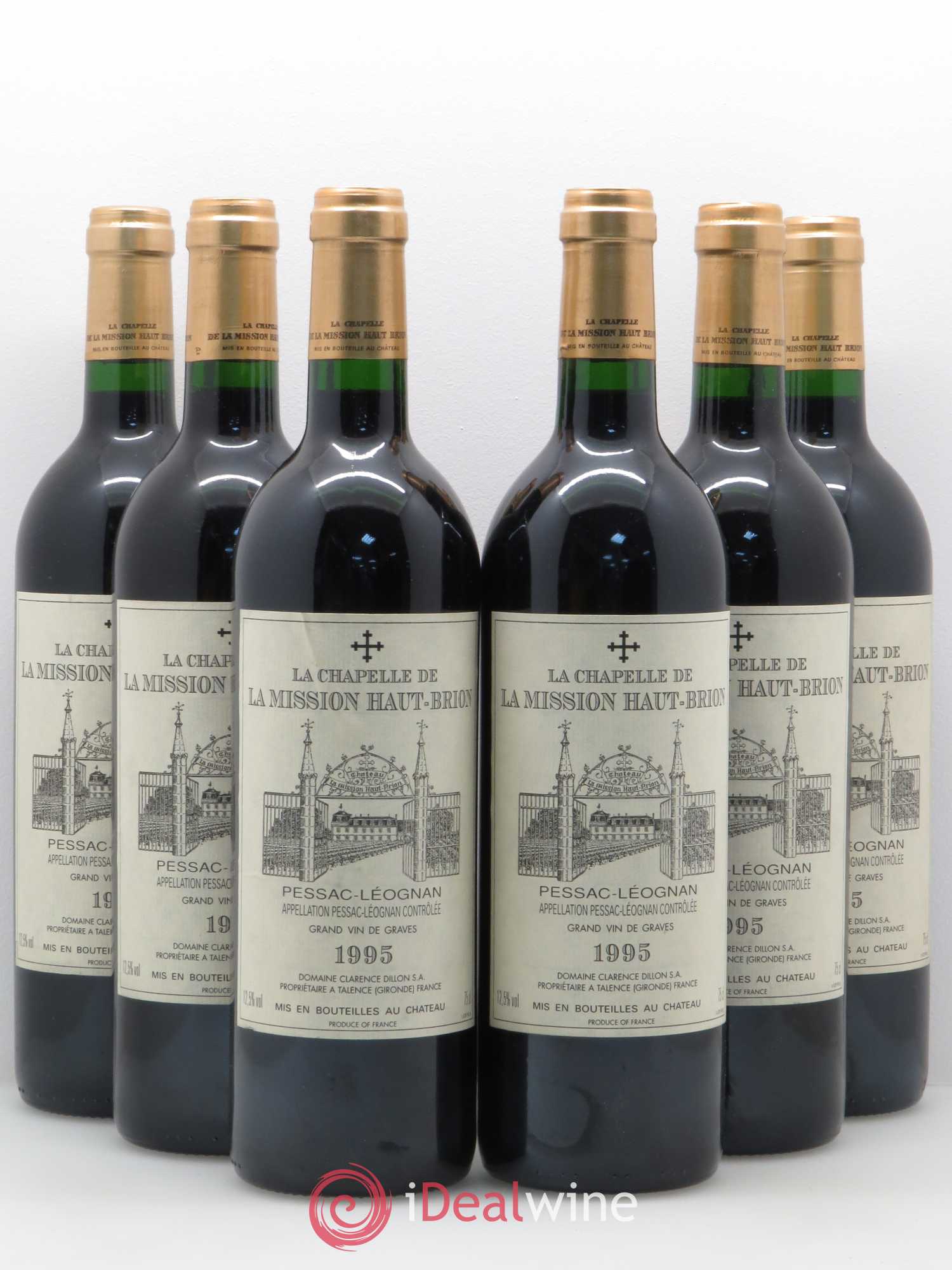 La Chapelle de La Mission Haut-Brion Second Vin 1995 - Lot de 6 bouteilles - 0
