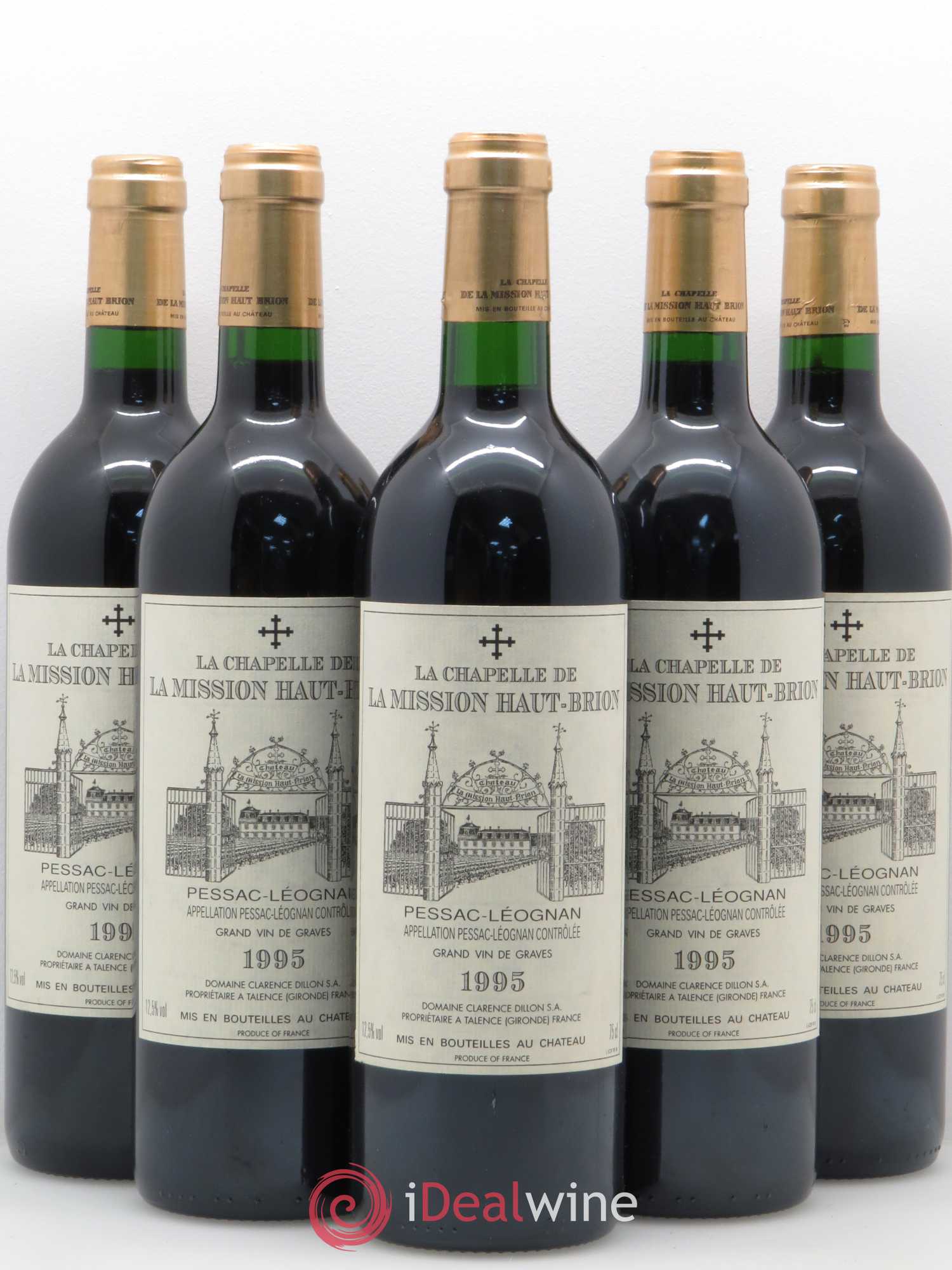 La Chapelle de La Mission Haut-Brion Second Vin 1995 - Lot de 5 bouteilles - 0