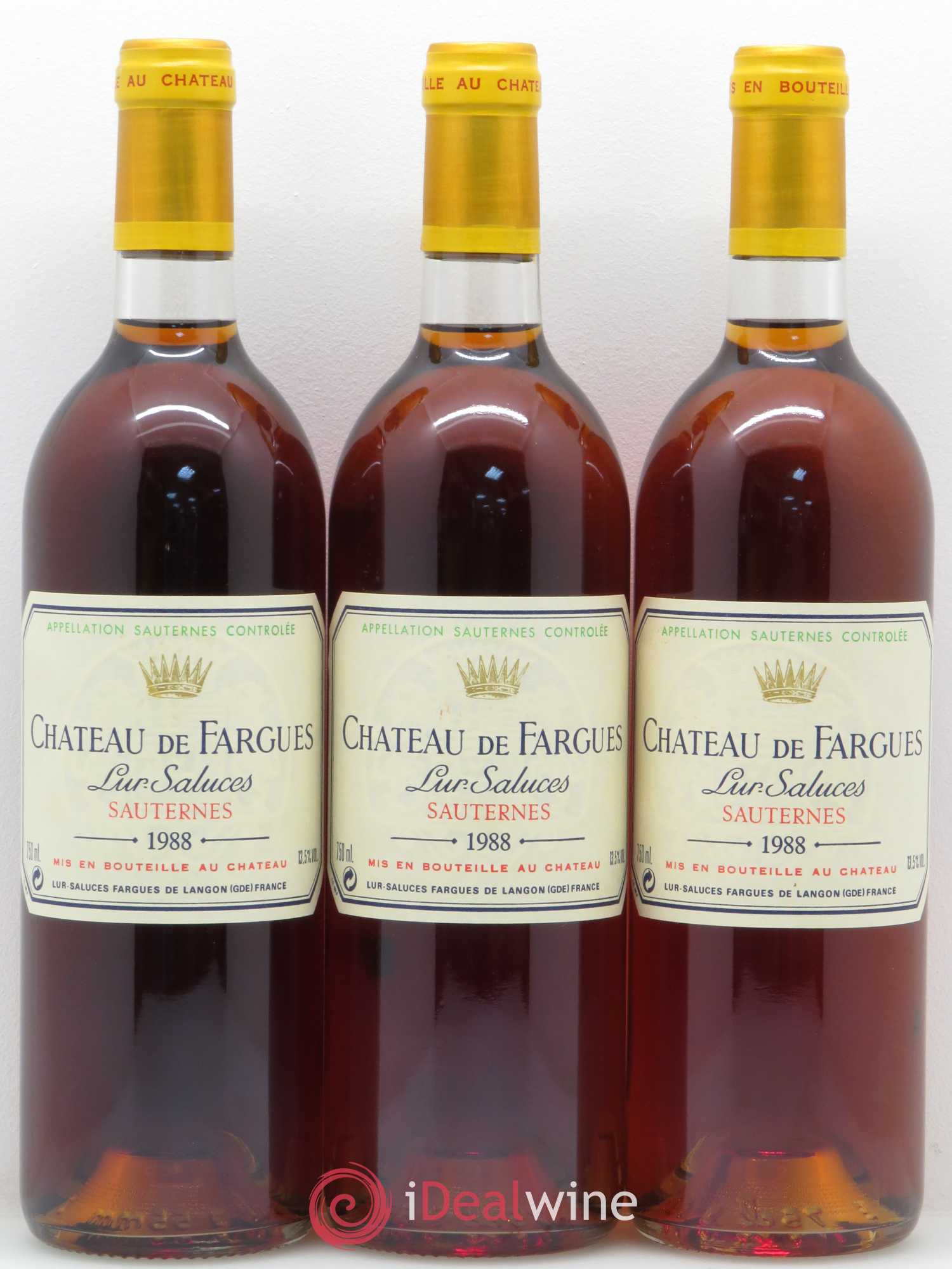 Château de Fargues 1988 - Lotto di 12 bottiglie - 1