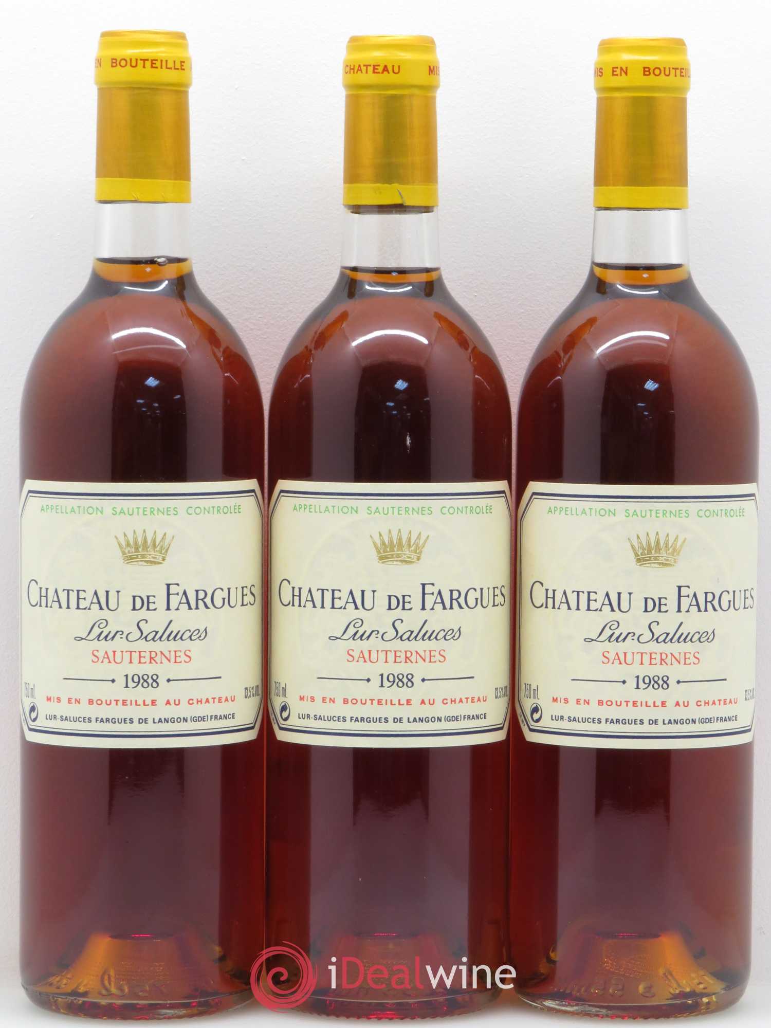 Château de Fargues 1988 - Lotto di 12 bottiglie - 2