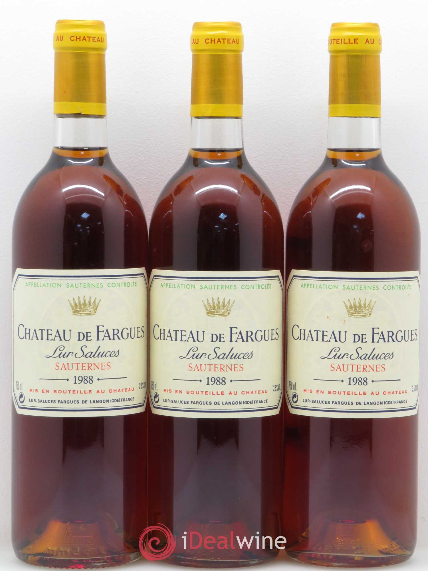Château de Fargues 1988 - Lotto di 12 bottiglie - 3