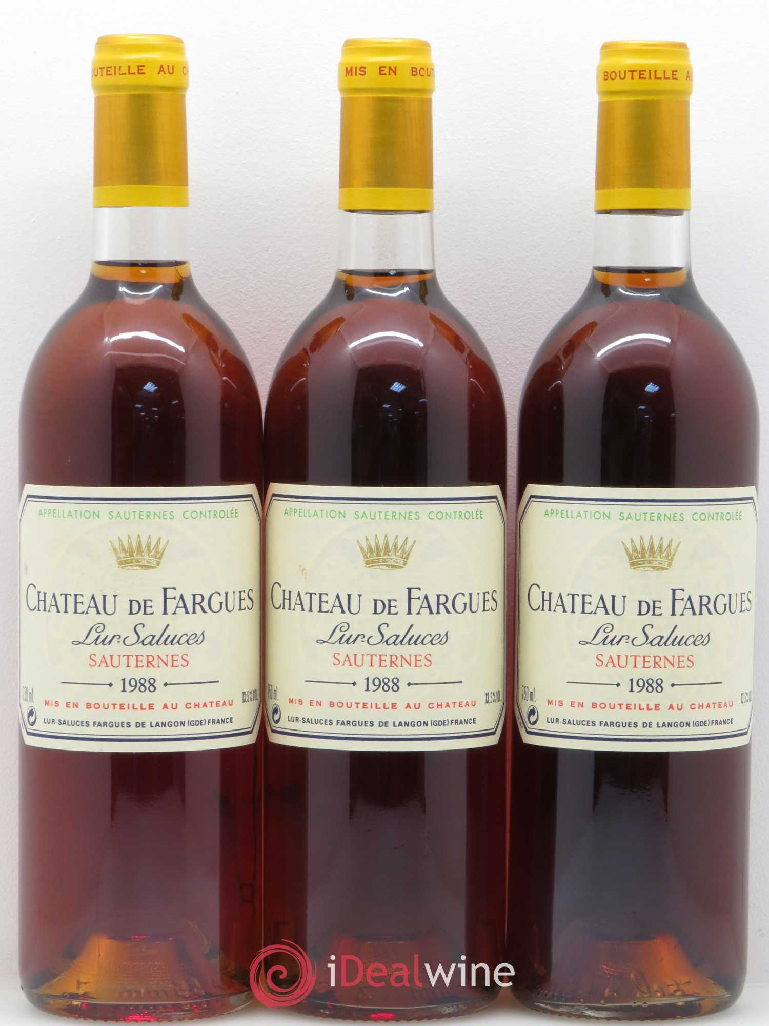 Château de Fargues 1988 - Lotto di 12 bottiglie - 4