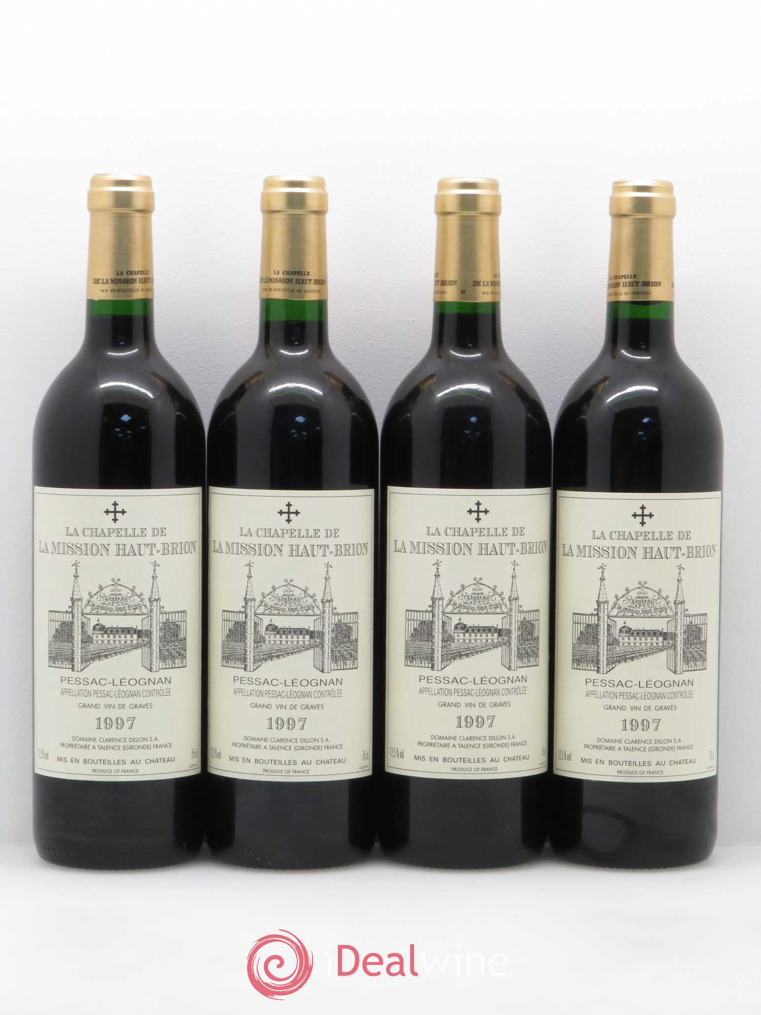 La Chapelle de La Mission Haut-Brion Second Vin 1997 - Lot de 4 bouteilles - 0