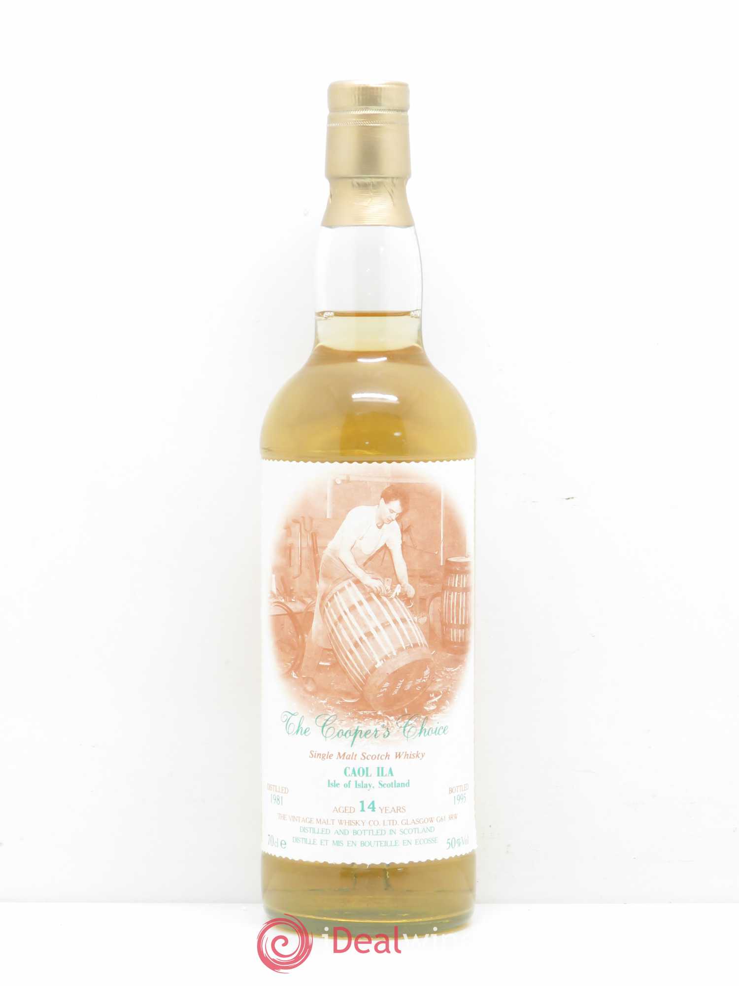 Whisky Caol Ila 14 ans The Cooper's choice 1981 - Posten von 1 Flasche - 0