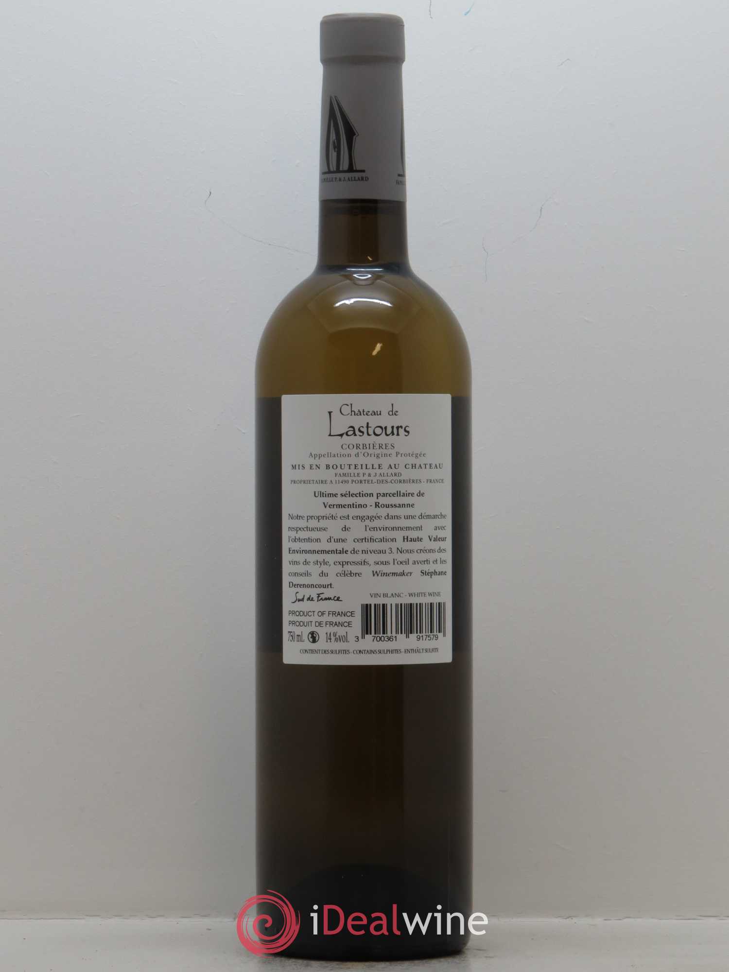 Corbières Château Lastours Simone Descamps 2017 - Lot de 1 bouteille - 1