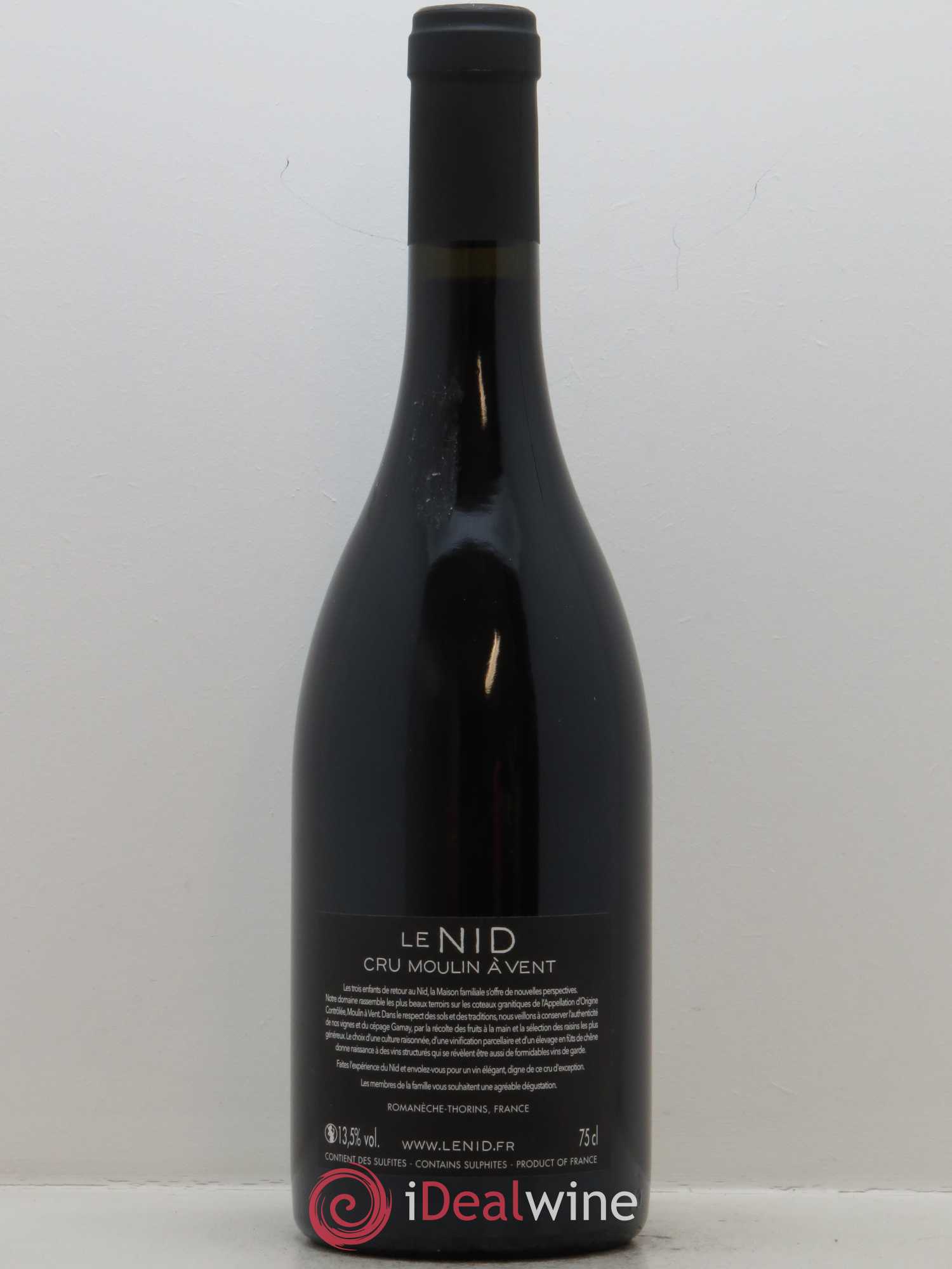 Moulin-à-Vent Rochegrès Maison Le Nid 2016 - Lot de 1 bouteille - 1