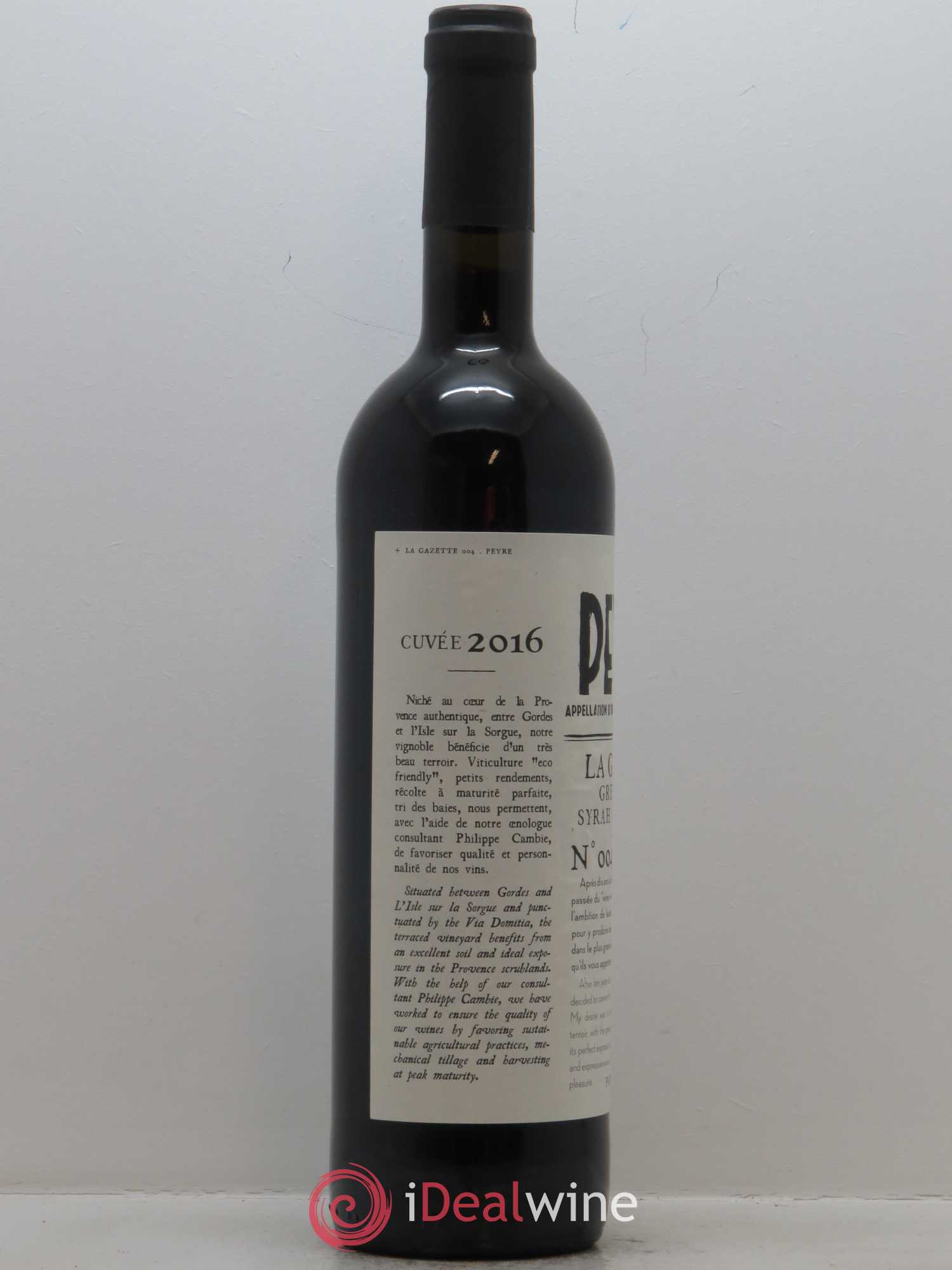 Ventoux (Côtes du Ventoux) La Gazette Domaine des Peyre 2016 - Lotto di 1 bottiglia - 2