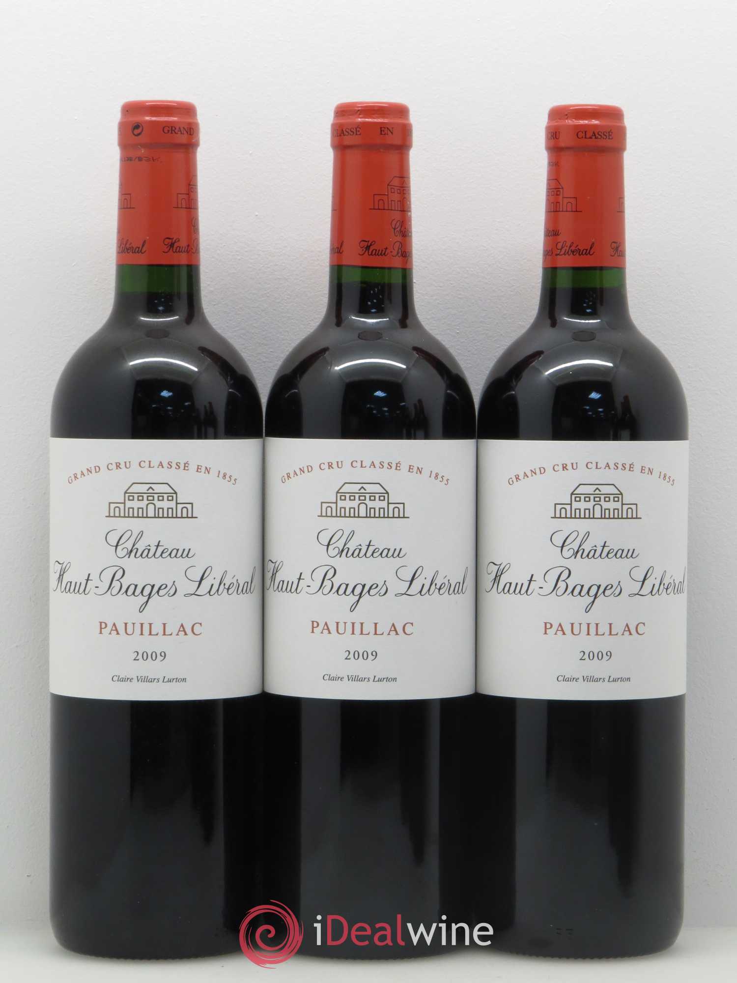 Château Haut Bages Libéral 5ème Grand Cru Classé 2009 - Lot de 6 bouteilles - 1