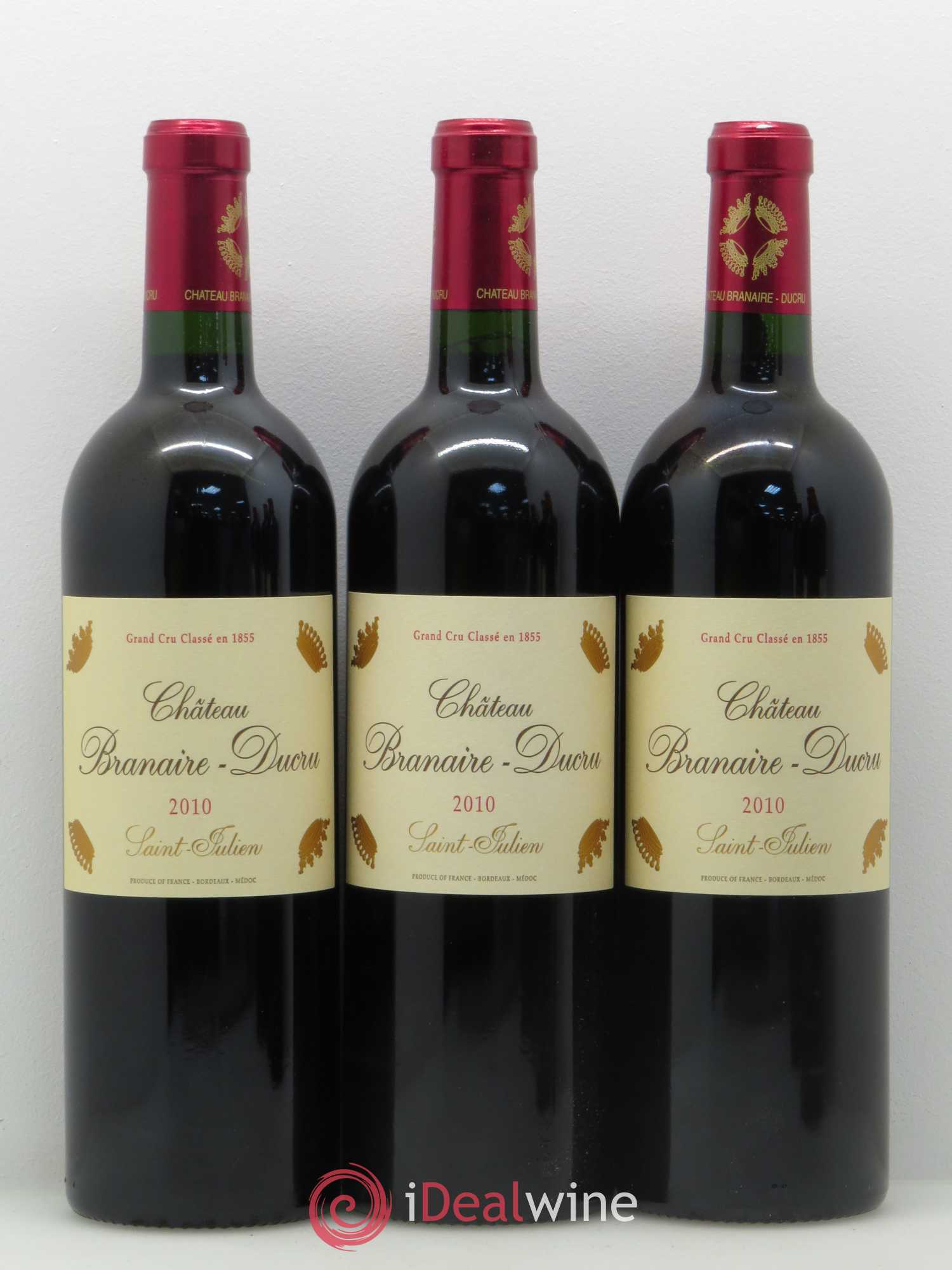 Château Branaire Ducru 4ème Grand Cru Classé 2010 - Lot de 6 bouteilles - 1