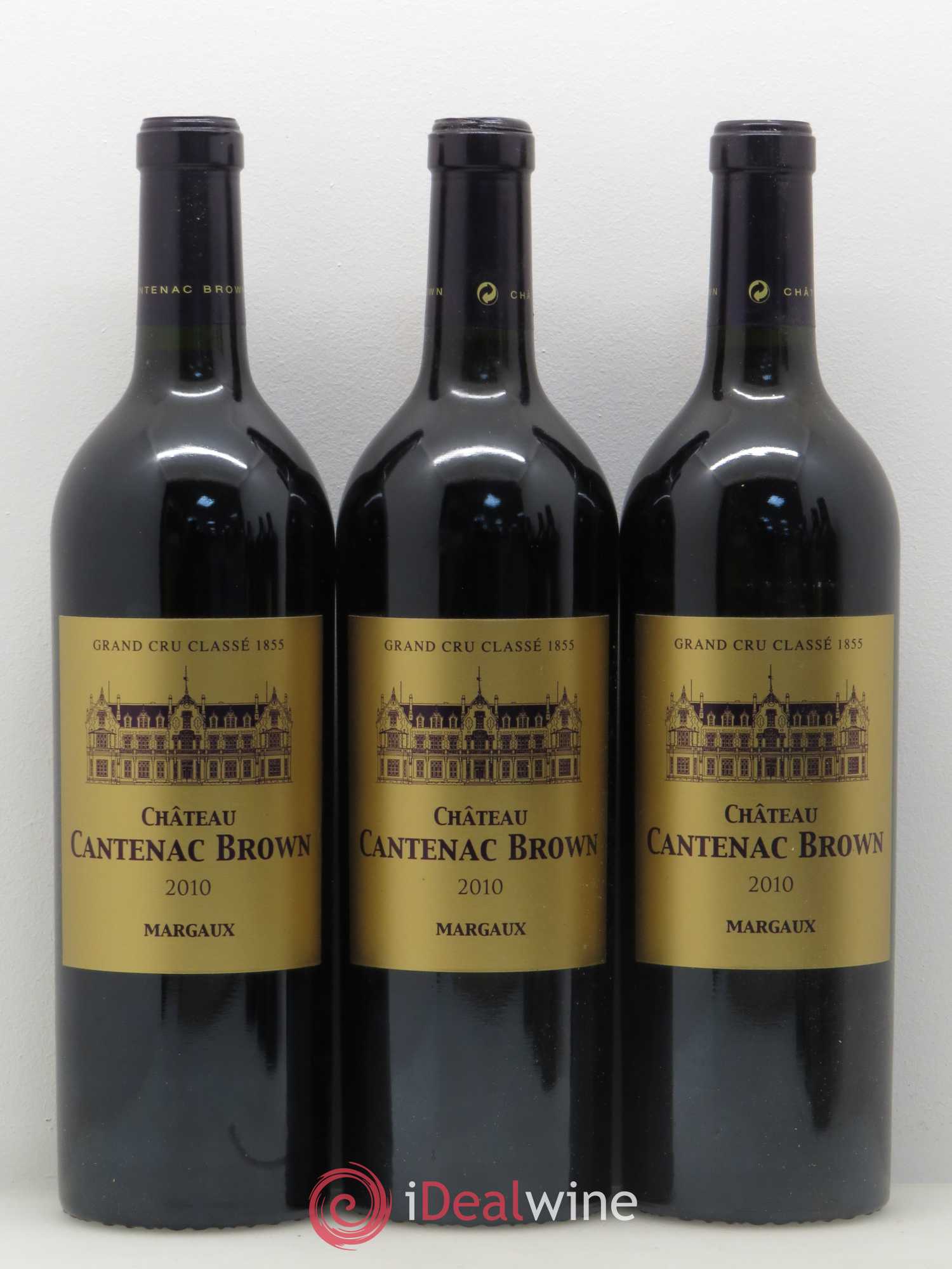 Château Cantenac Brown 3ème Grand Cru Classé 2010 - Lot de 6 bouteilles - 1
