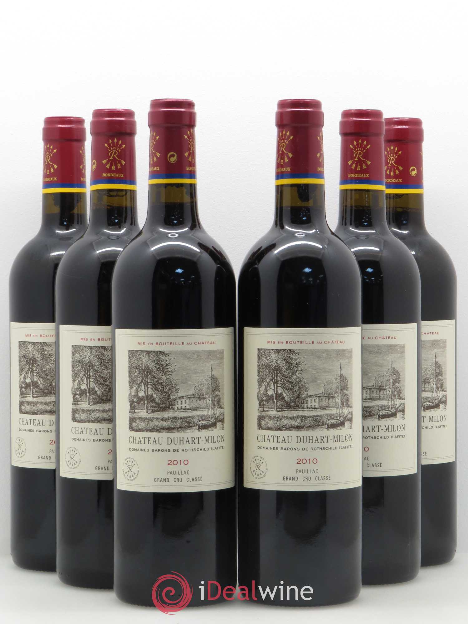 Château Duhart-Milon 4ème Grand Cru Classé 2010 - Lot de 6 bouteilles - 0