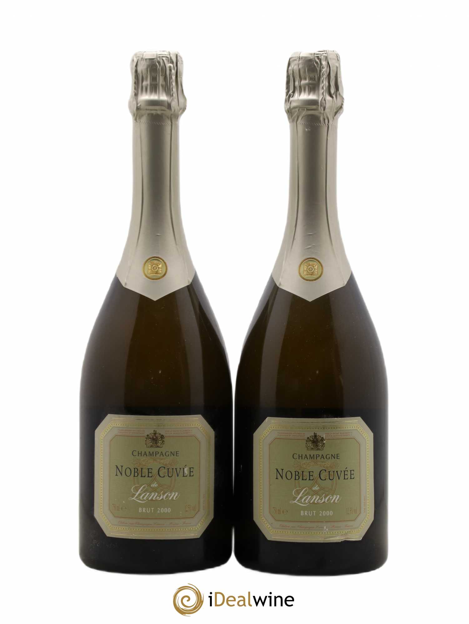 Champagne Noble Cuvée Lanson 2000 - Lot de 2 bouteilles - 0