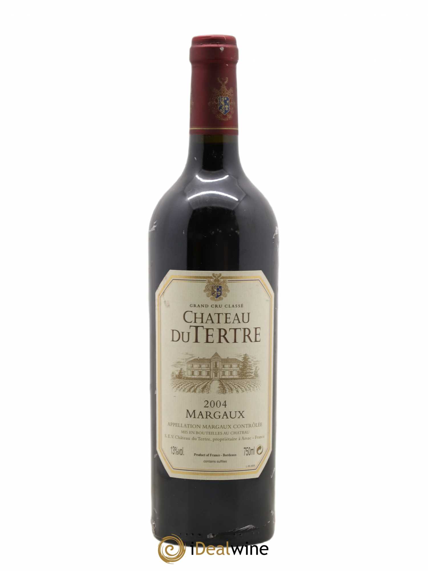 Château du Tertre 5ème Grand Cru Classé 2004 - Lot de 1 bouteille - 0