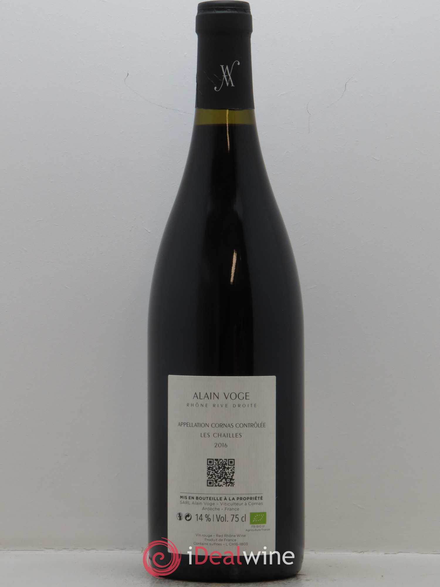 Cornas Les Chailles Alain Voge (Domaine) 2016 - Lot de 1 bouteille - 1