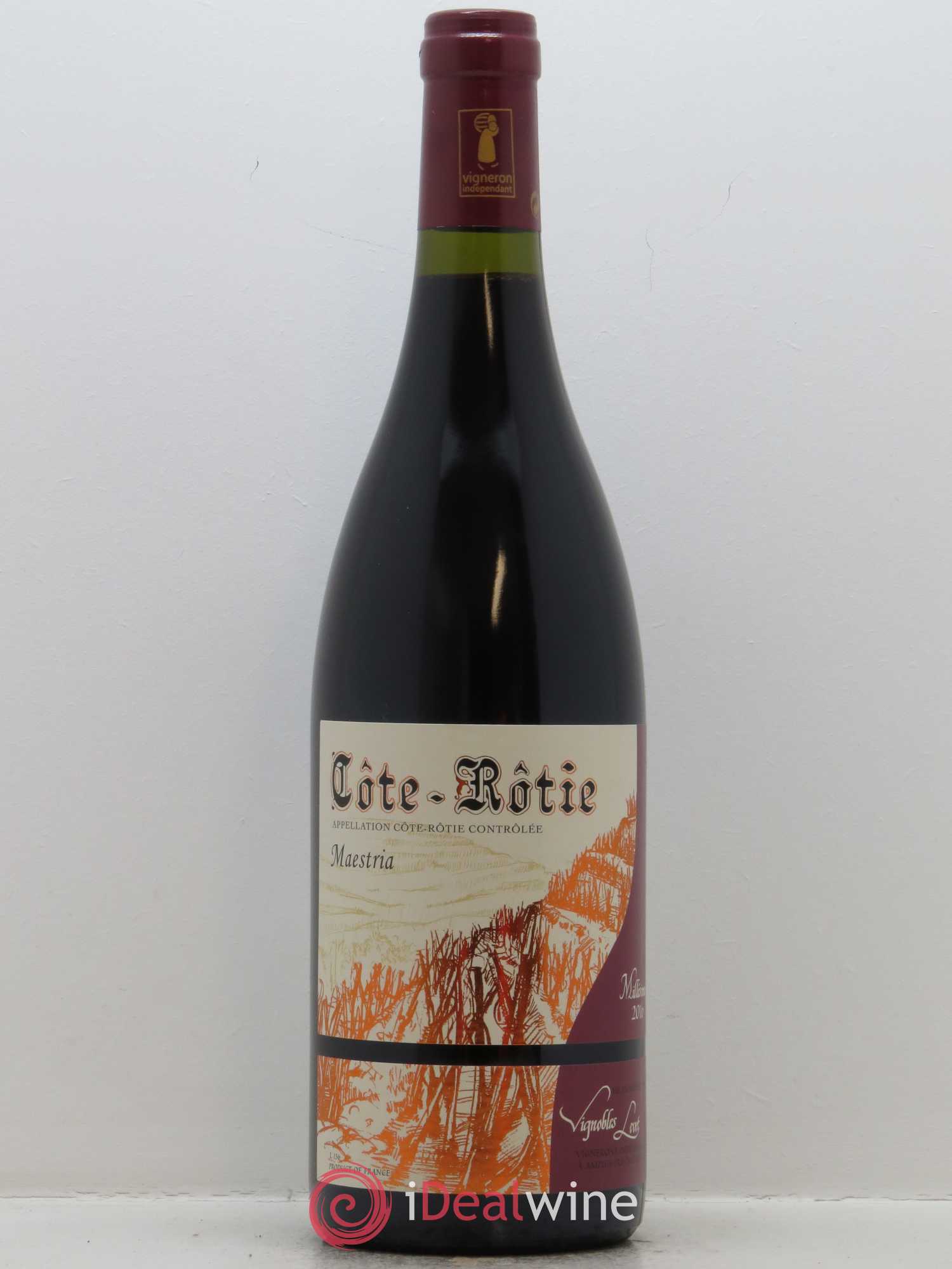 Côte-Rôtie Maestria Vignobles Levet 2016 - Lot de 1 bouteille - 0
