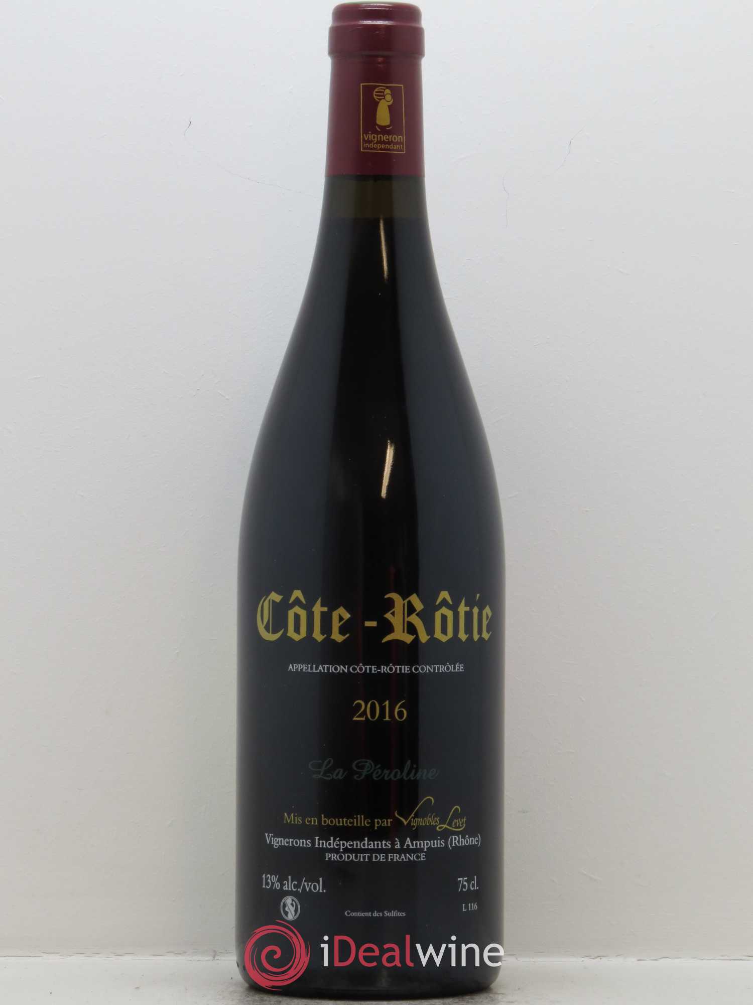 Côte-Rôtie La Péroline Vignobles Levet 2016 - Lot de 1 bouteille - 0