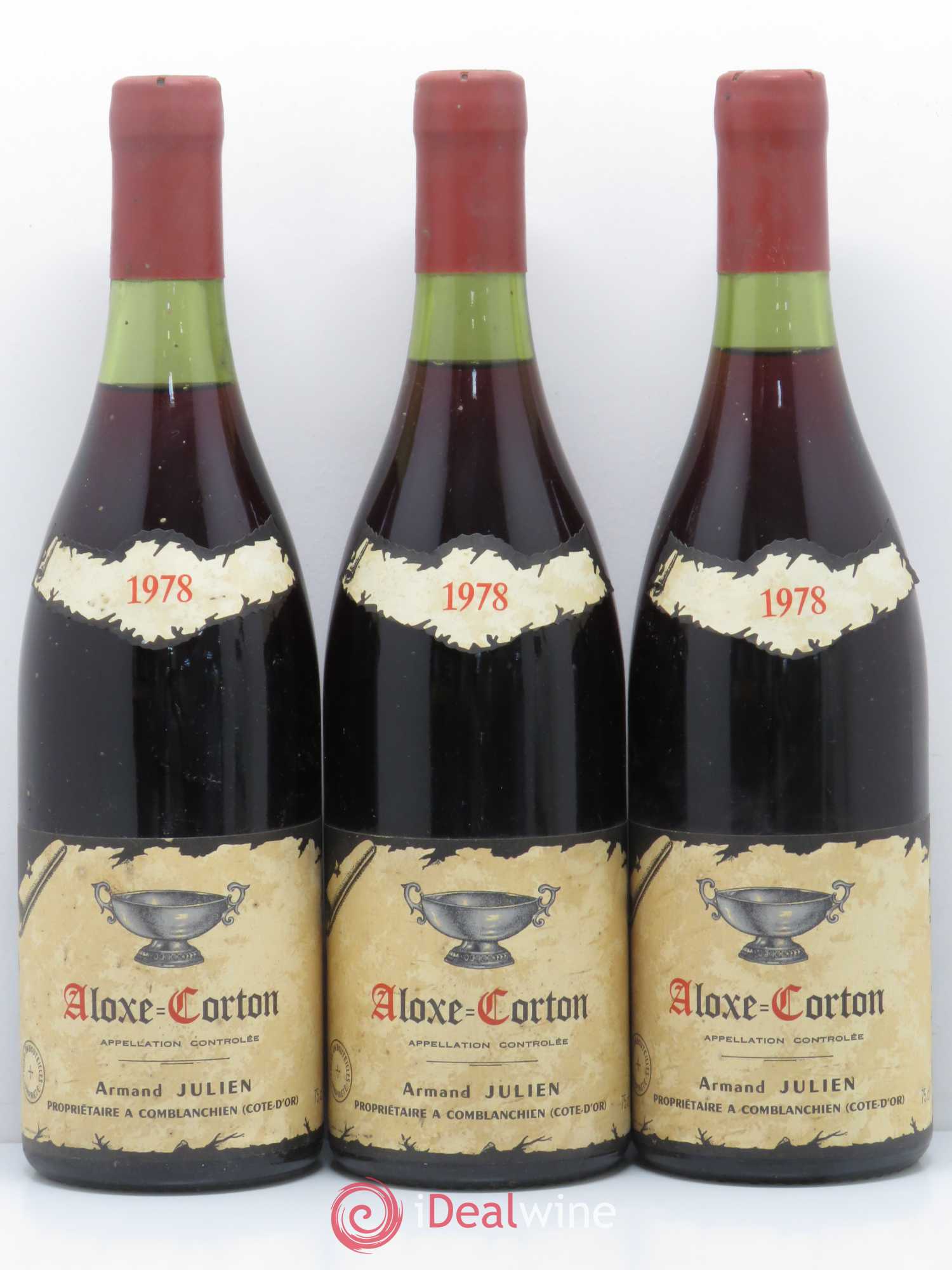 Aloxe-Corton Domaine Armand Julien 1978 - Posten von 3 Flaschen - 0