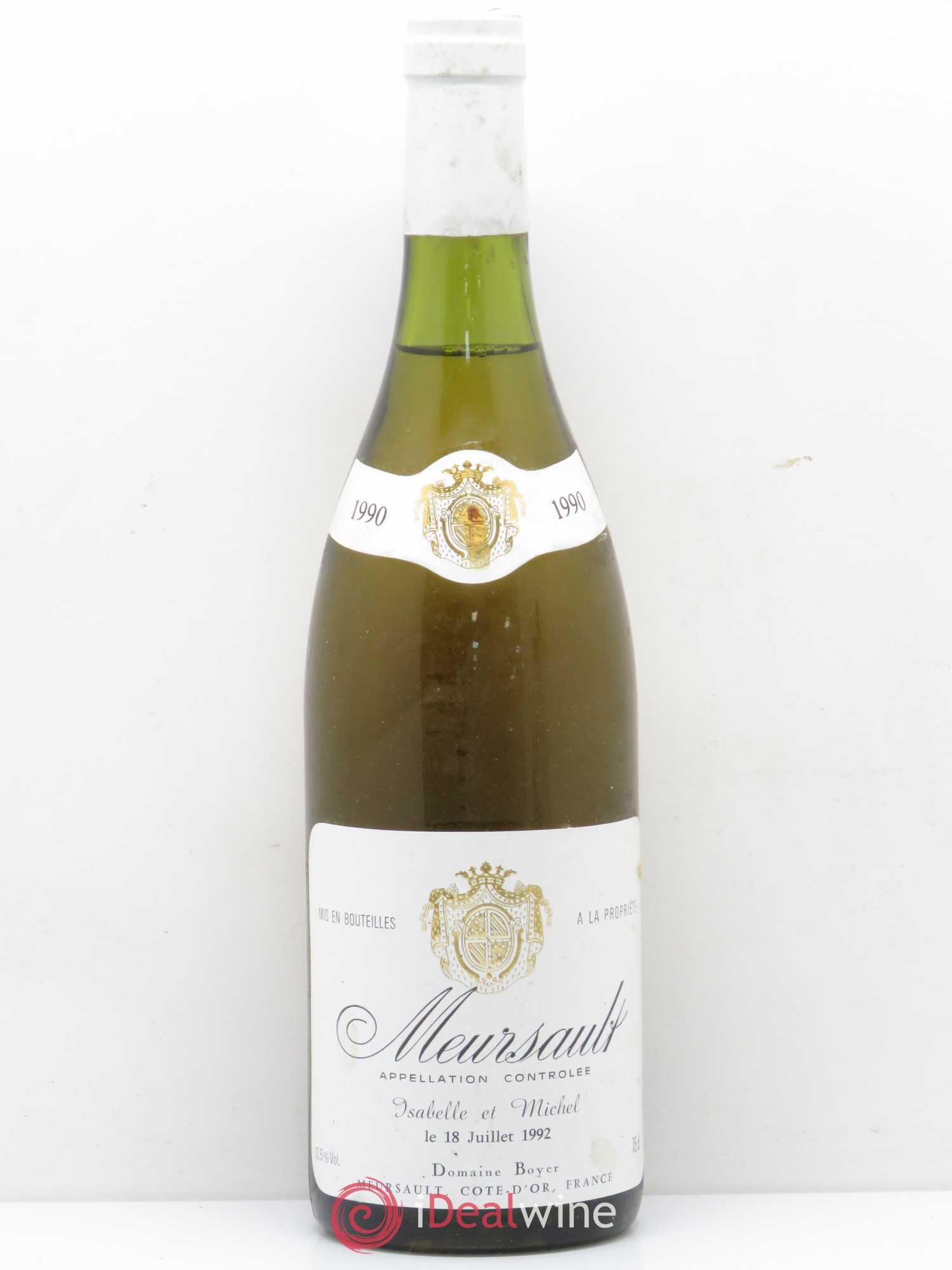 Meursault Domaine Boyer 1990 - Posten von 1 Flasche - 0