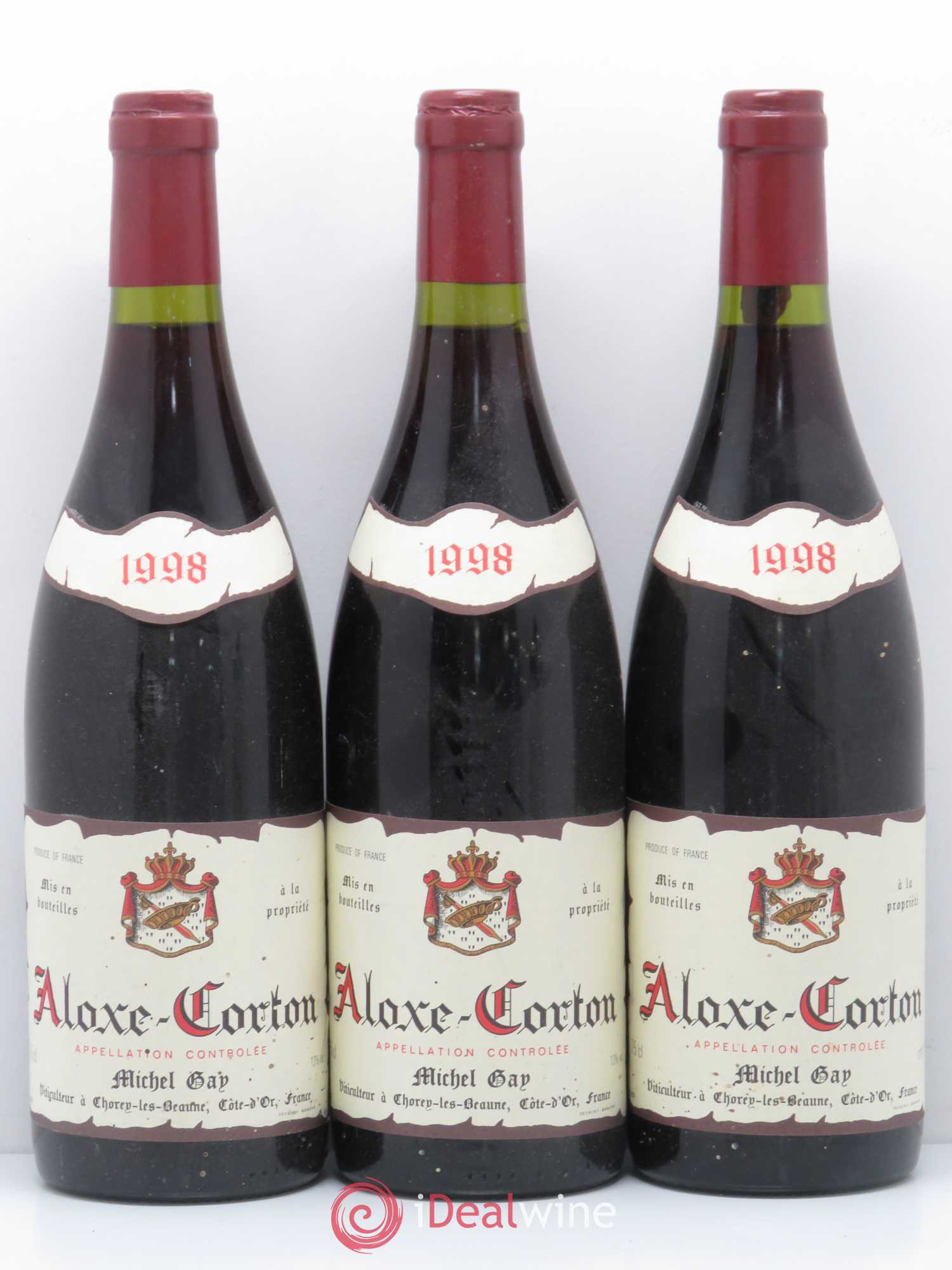 Aloxe-Corton Michel Gap 1998 - Lot de 5 bouteilles - 1