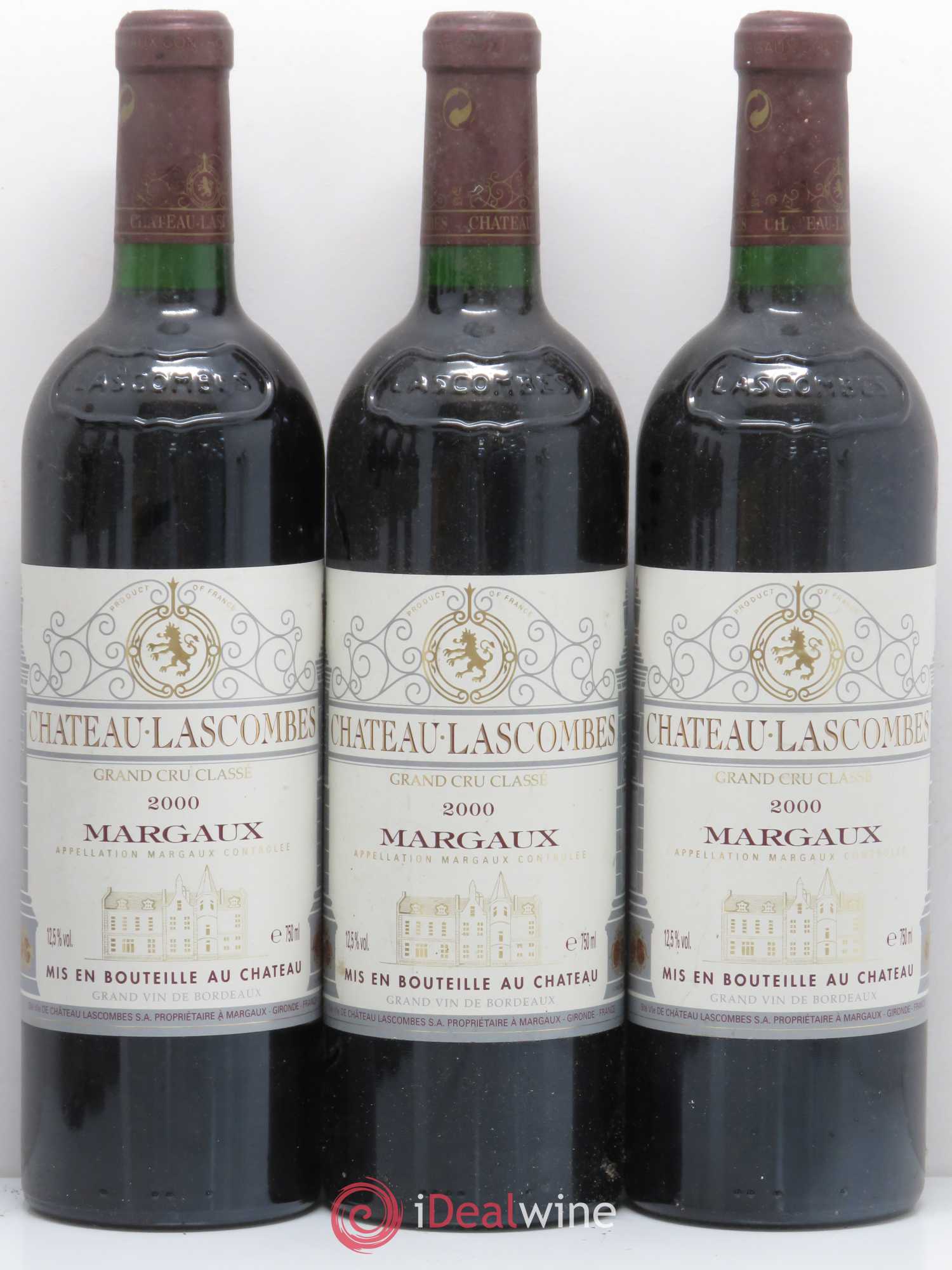 Château Lascombes 2ème Grand Cru Classé 2000 - Lot de 6 bouteilles - 1