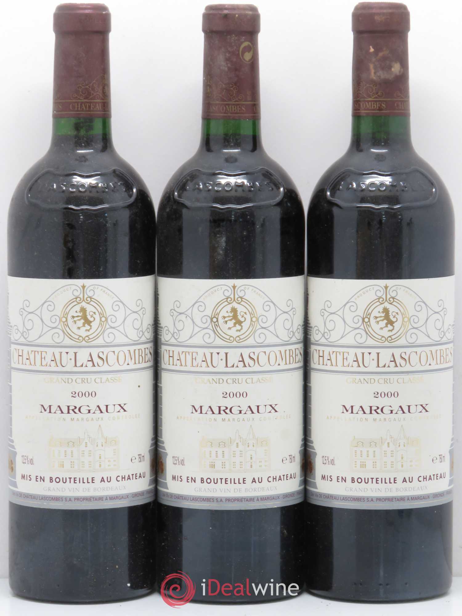 Château Lascombes 2ème Grand Cru Classé 2000 - Lot de 6 bouteilles - 2