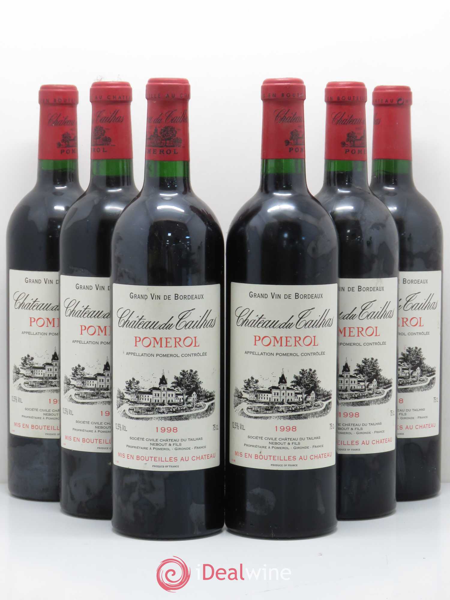 Château du Tailhas 1998 - Lot de 6 bouteilles - 0