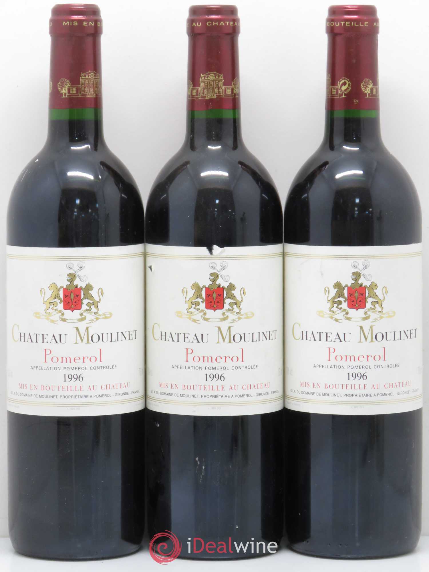 Château Moulinet 1996 - Lot de 6 bouteilles - 2