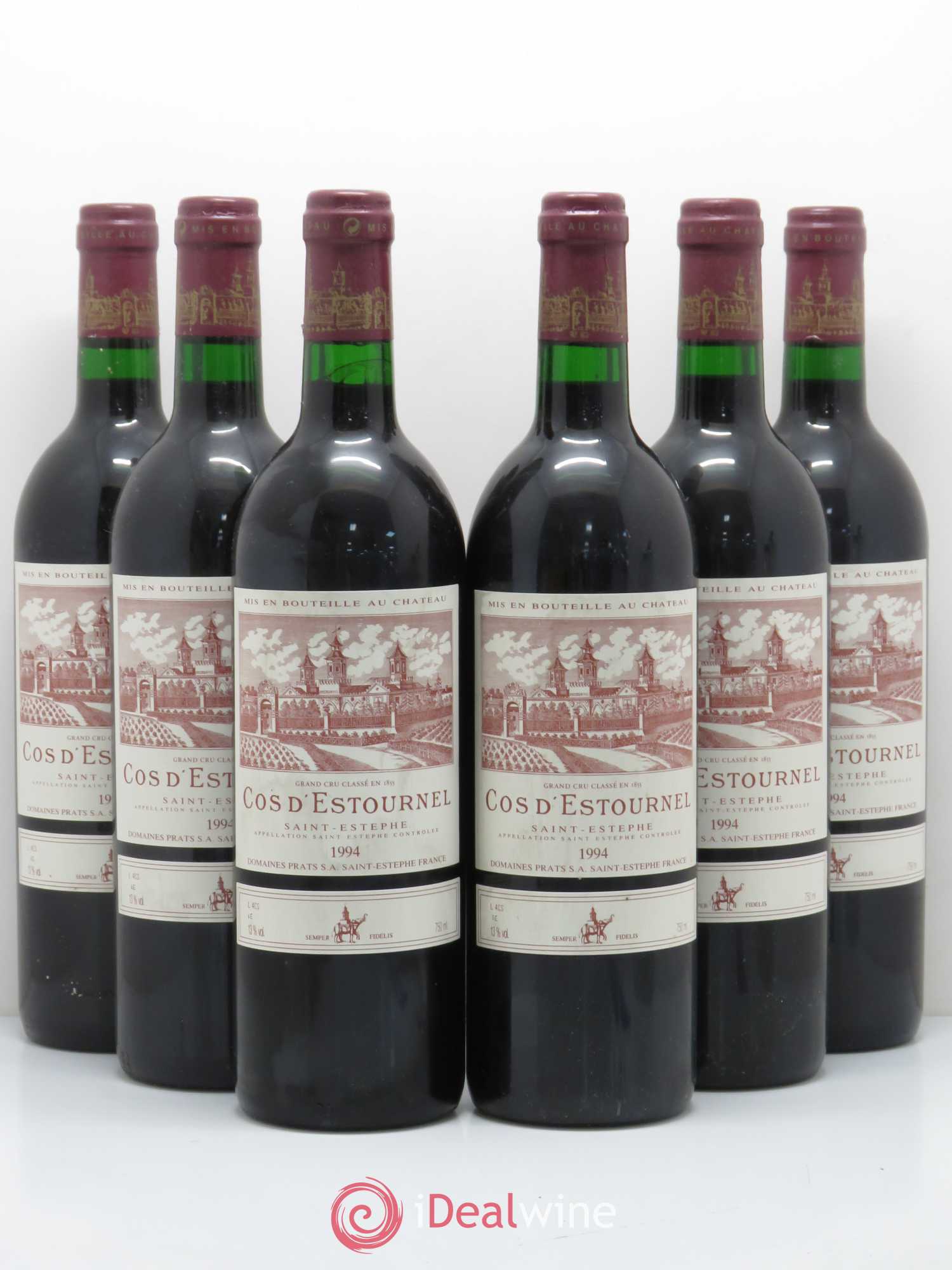 Cos d'Estournel 2ème Grand Cru Classé 1994 - Lot de 6 bouteilles - 0