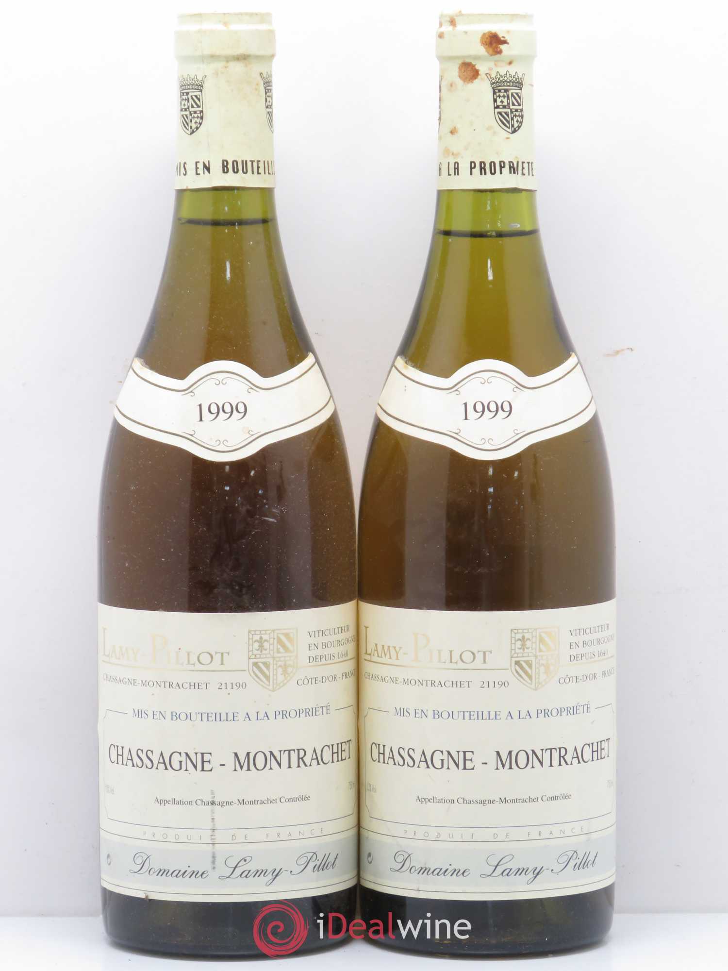 Chassagne-Montrachet Domaine Lamy Pillot 1999 - Lot de 5 bouteilles - 2