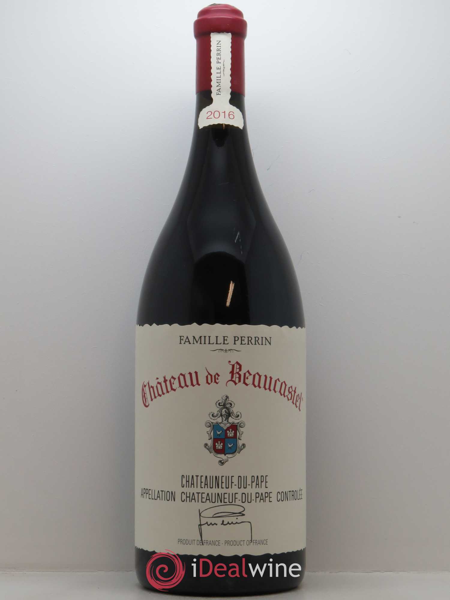 Châteauneuf-du-Pape Château de Beaucastel Famille Perrin 2016 - Lot de 1 double magnum - 0