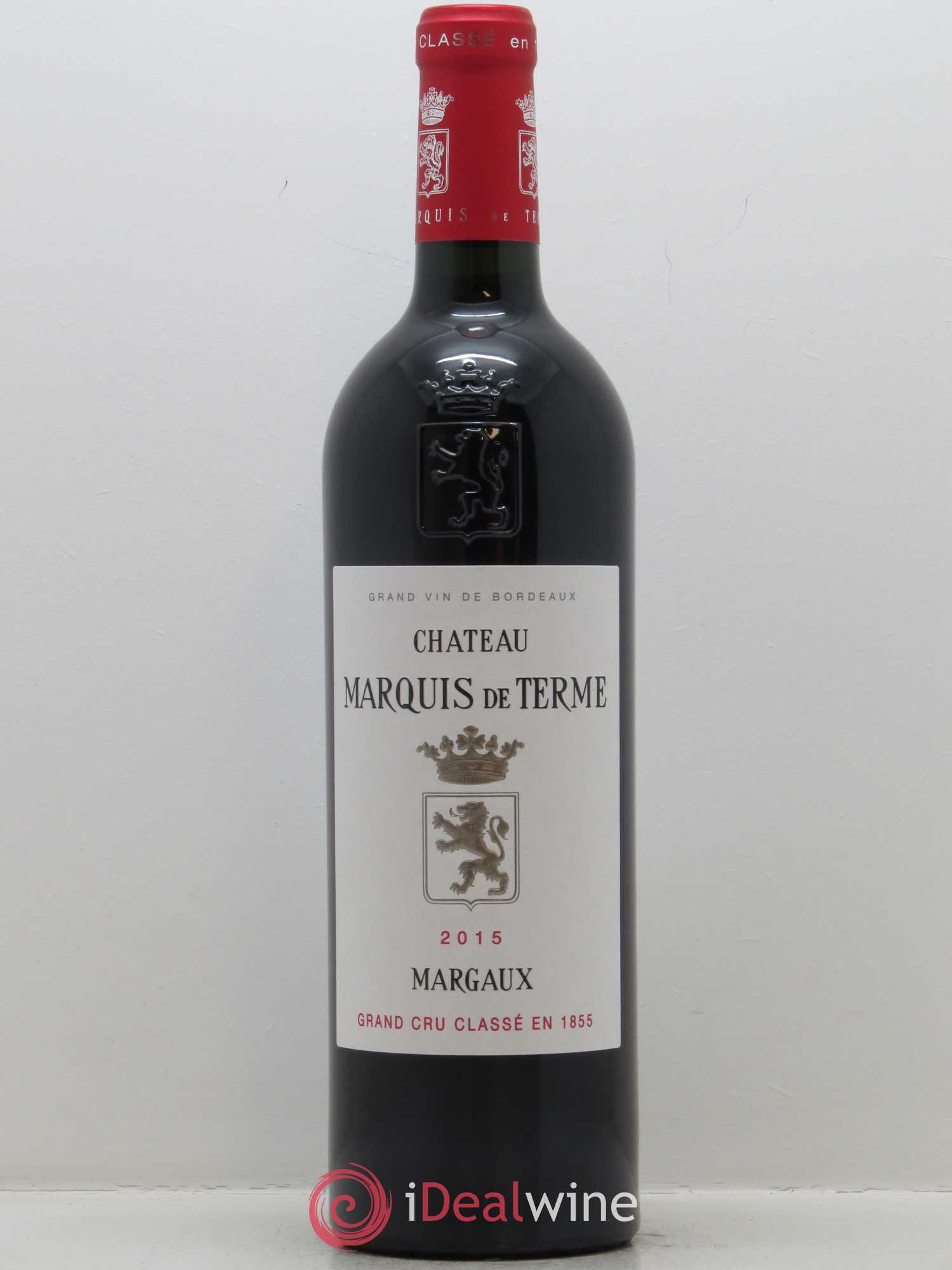 Château Marquis de Terme 4ème Grand Cru Classé 2015 - Lot de 1 bouteille - 0