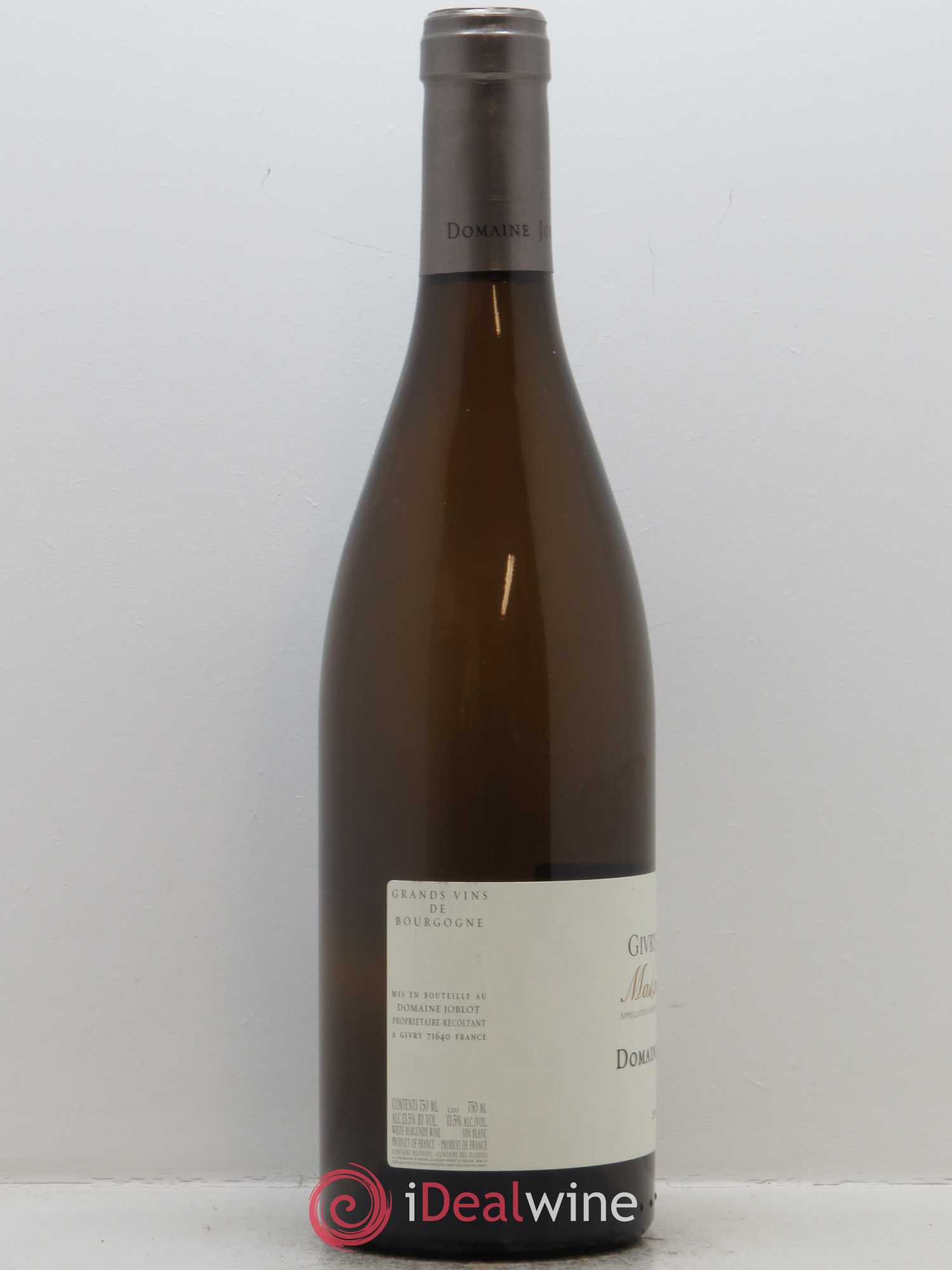 Givry 1er Cru Mademoiselle Joblot (Domaine) 2017 - Lot de 1 bouteille - 1