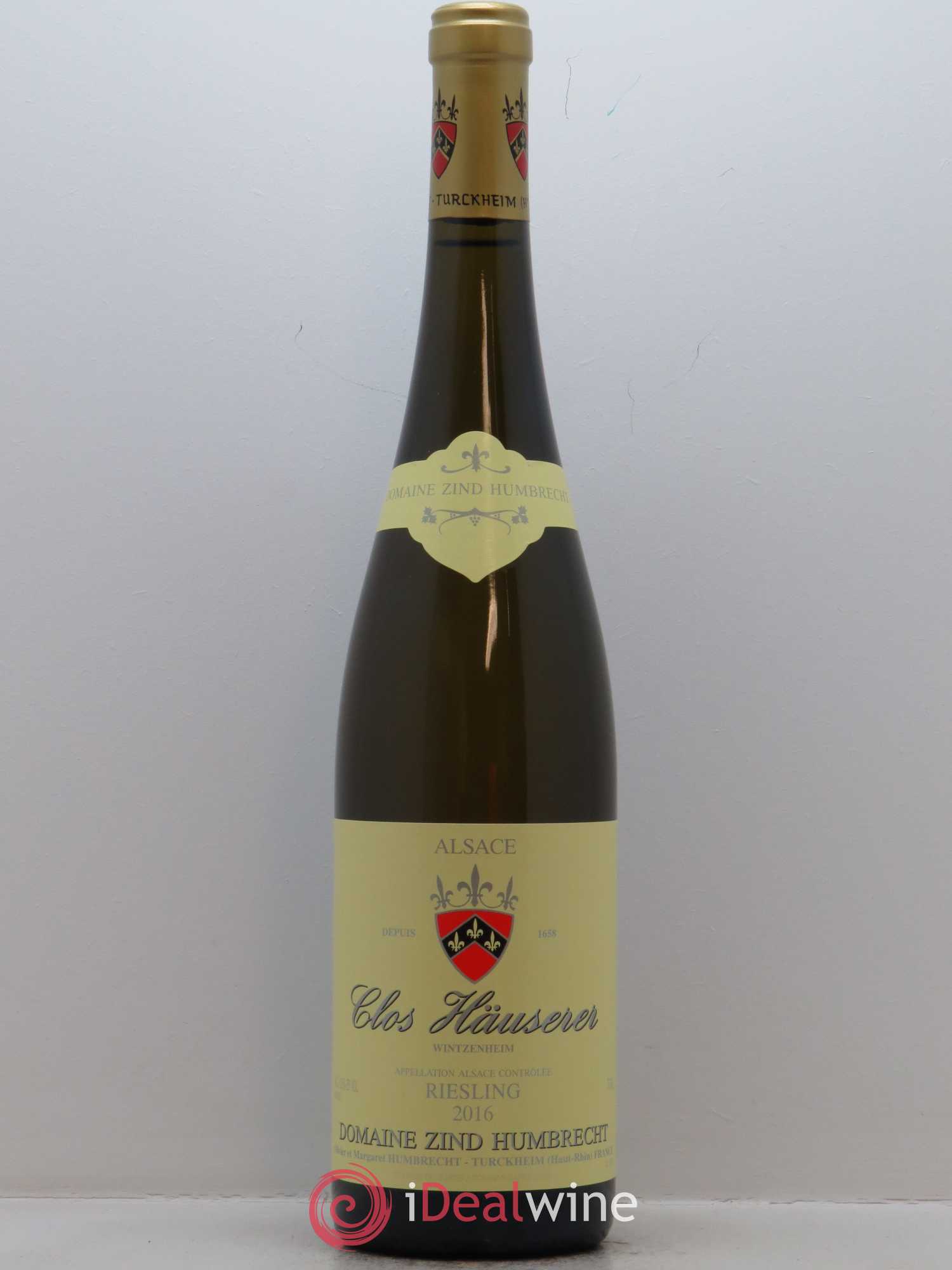 Alsace Riesling Clos Hauserer Zind-Humbrecht (Domaine) 2016 - Lot de 1 bouteille - 0