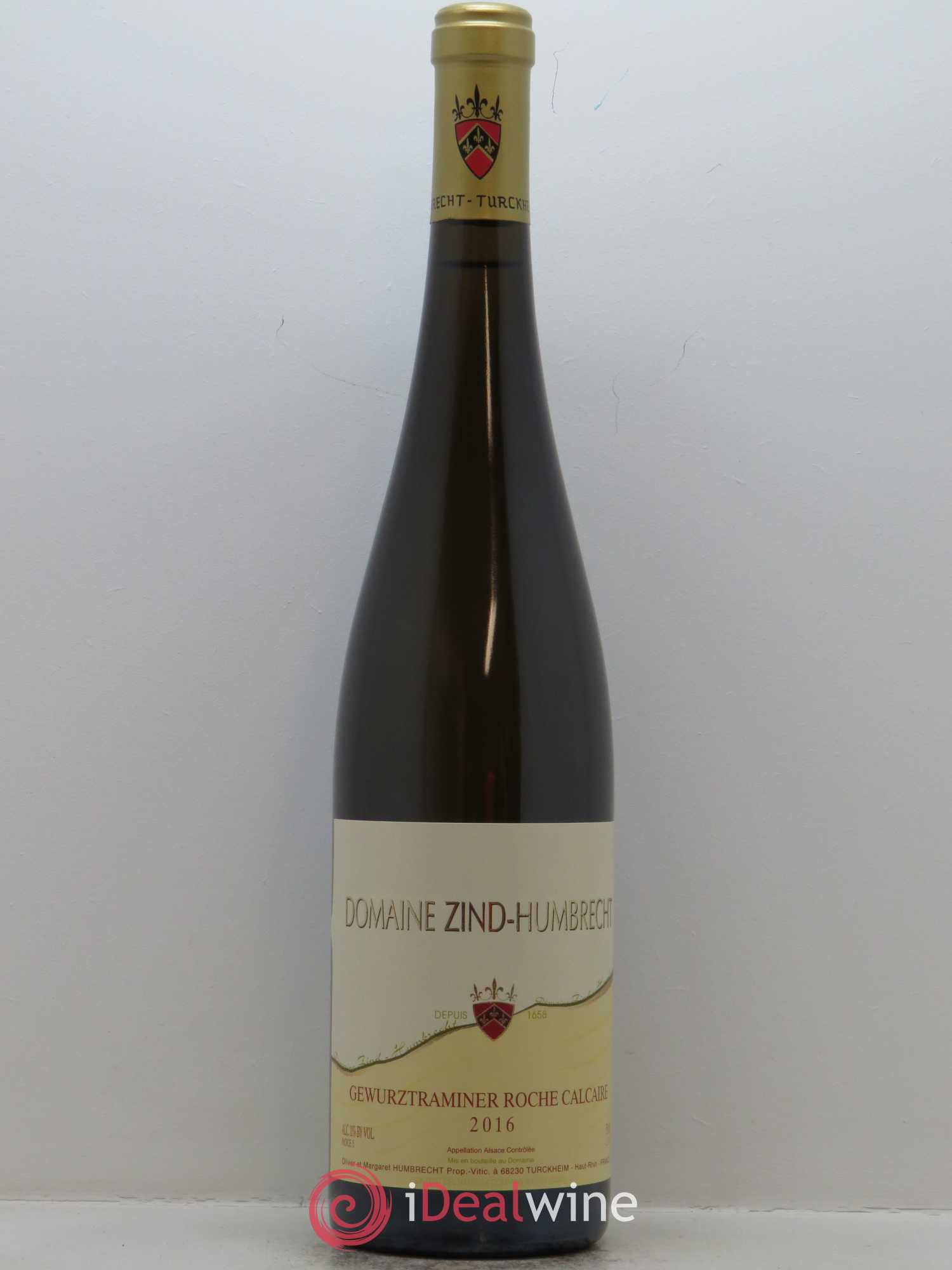 Alsace Gewurztraminer Roche Calcaire Zind-Humbrecht (Domaine) 2016 - Lot de 1 bouteille - 0