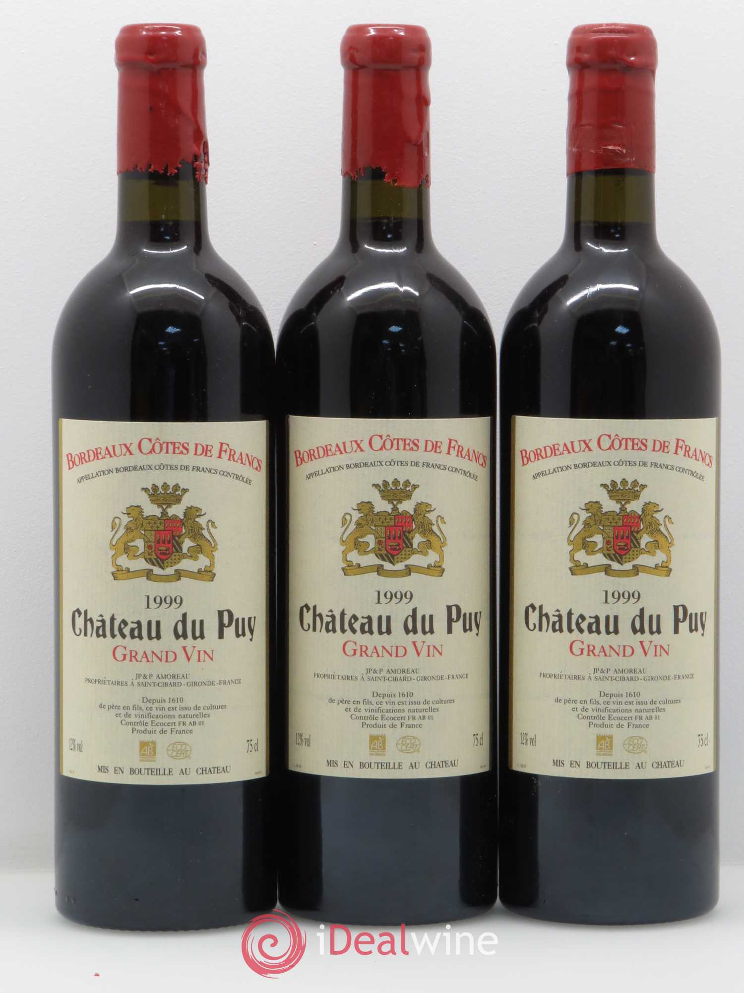 Château Le Puy Château du Puy 1999 - Lot de 6 bouteilles - 2