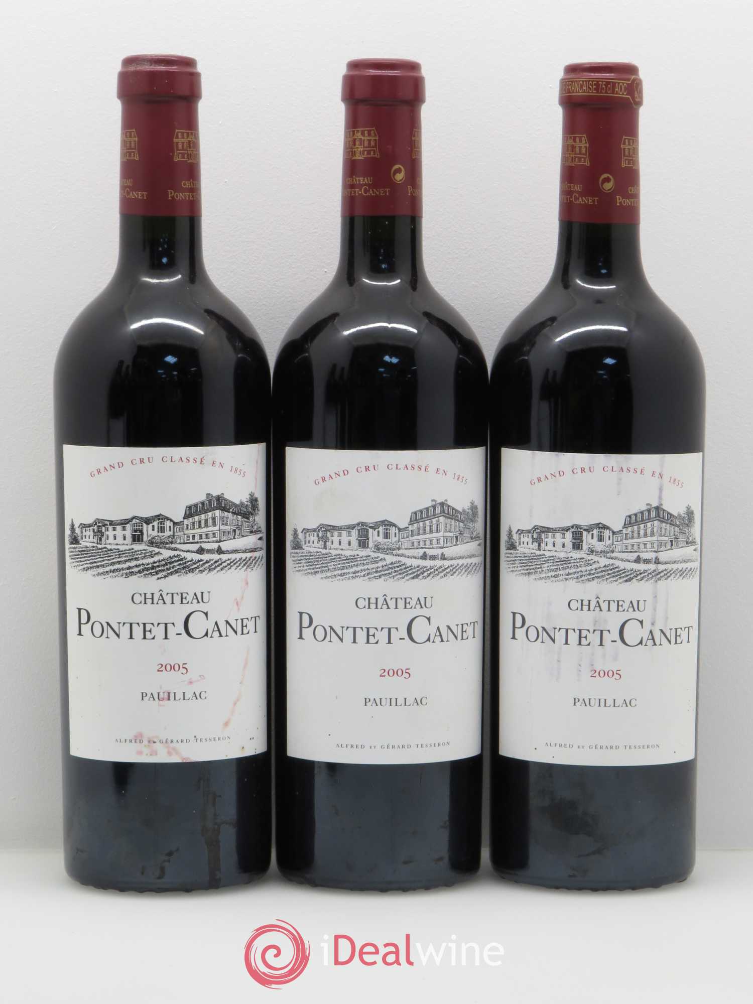 Château Pontet Canet 5ème Grand Cru Classé 2005 - Lot de 6 bouteilles - 3