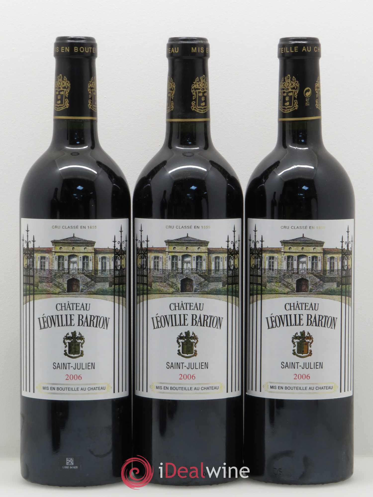 Château Léoville Barton 2ème Grand Cru Classé 2006 - Lot de 6 bouteilles - 1