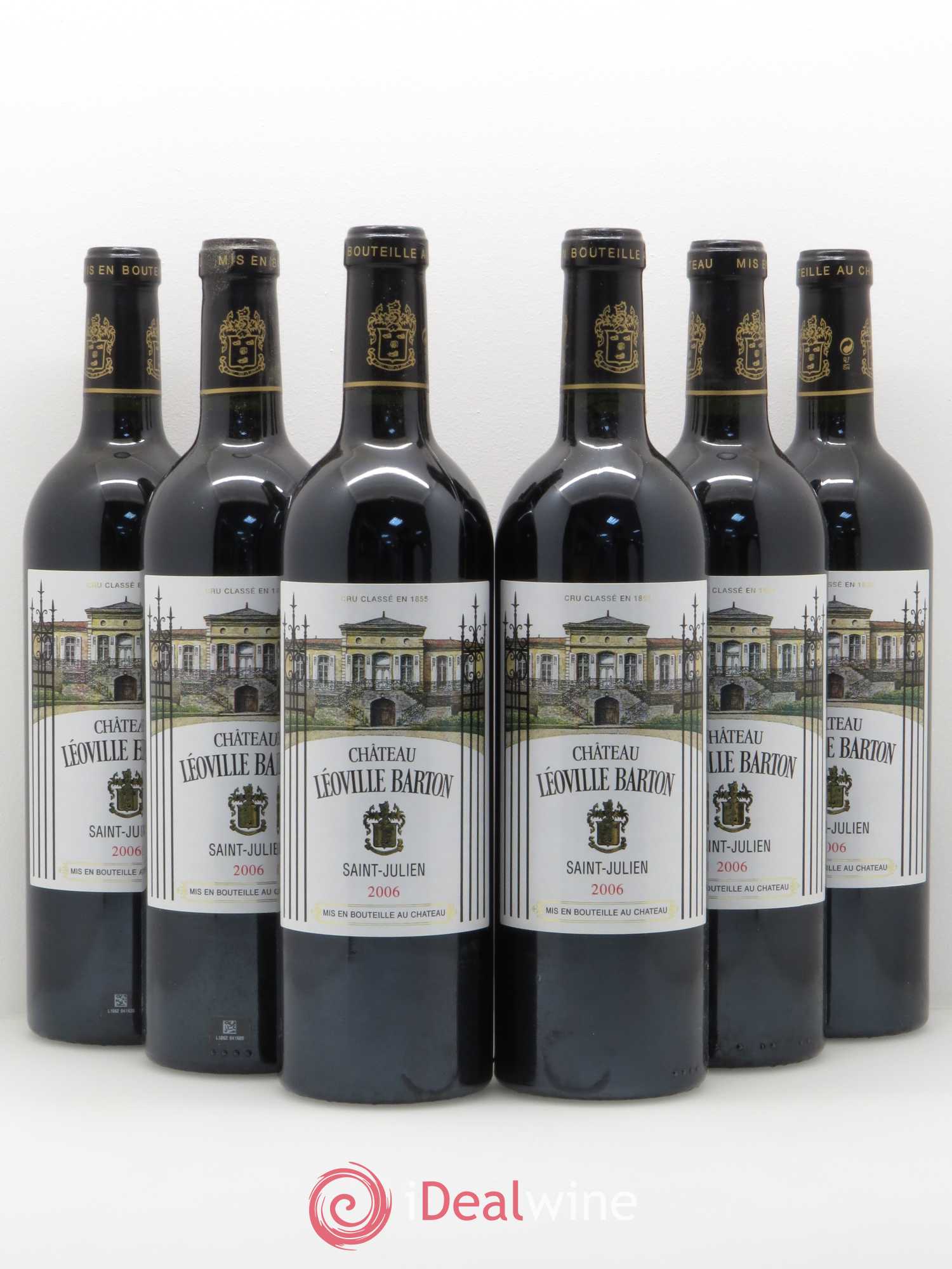 Château Léoville Barton 2ème Grand Cru Classé 2006 - Lot de 6 bouteilles - 0