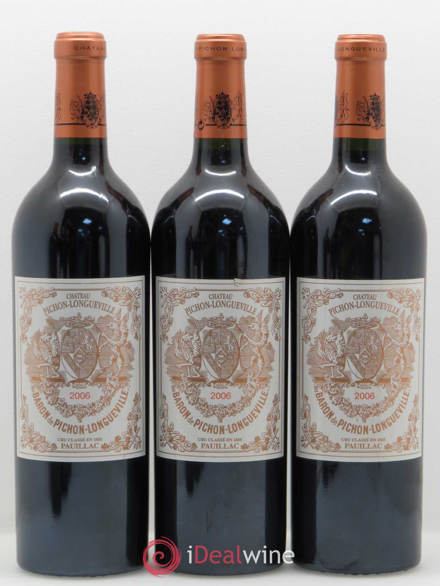 Pichon Longueville Baron 2ème Grand Cru Classé 2006 - Lot de 6 bouteilles - 1