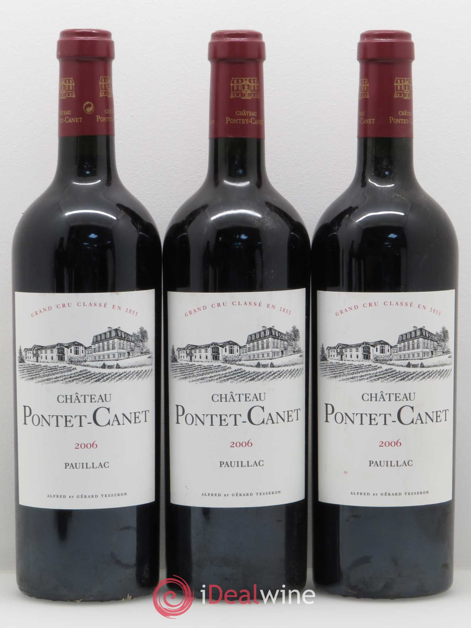 Château Pontet Canet 5ème Grand Cru Classé 2006 - Lot de 6 bouteilles - 1